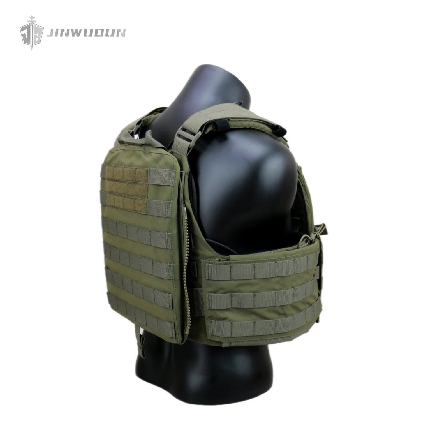 CPC tactical vest, made of nylon, can accommodate 20*16.5 inch bulletproof plates.