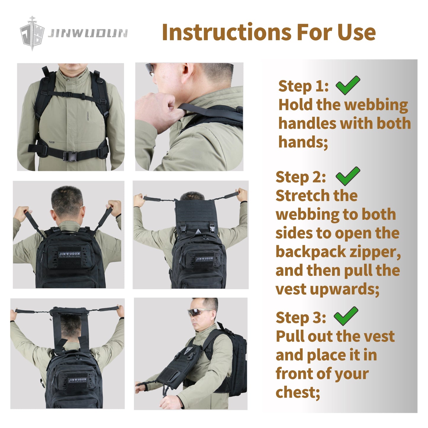 Tactical Bulletproof Backpack,3-Second Quick-Convert Level III Protection, Nylon Material, 15-20L Capacity Bag Bulletproof