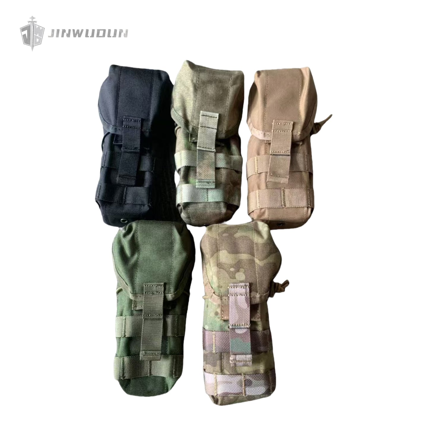 JWD-Magazine bag - 1000D nylon material can accommodate AK/AR magazines at the same time. Molle system accessory bag
