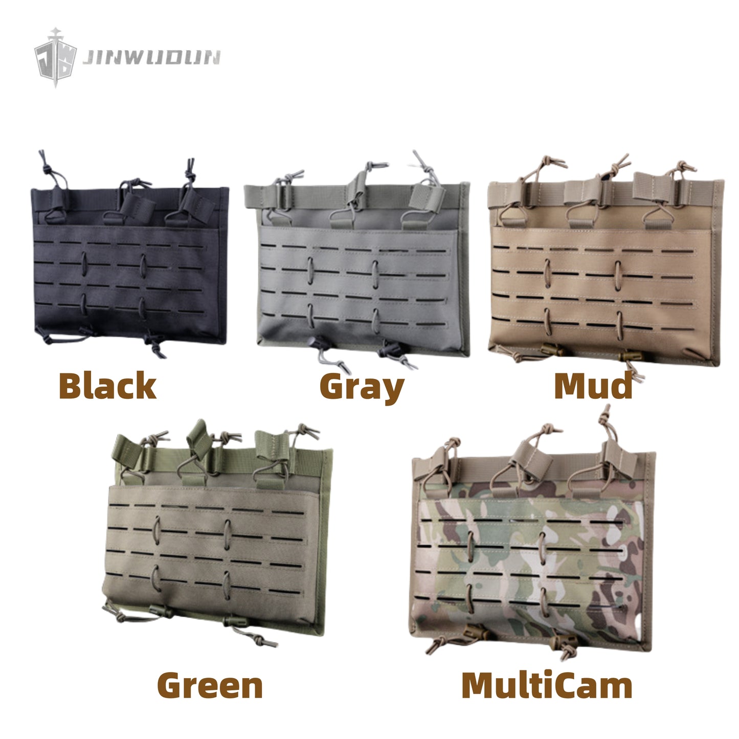 5.56 Multi-function Tactical Vest MOLLE System Laser Triple Customized Accessory Kit