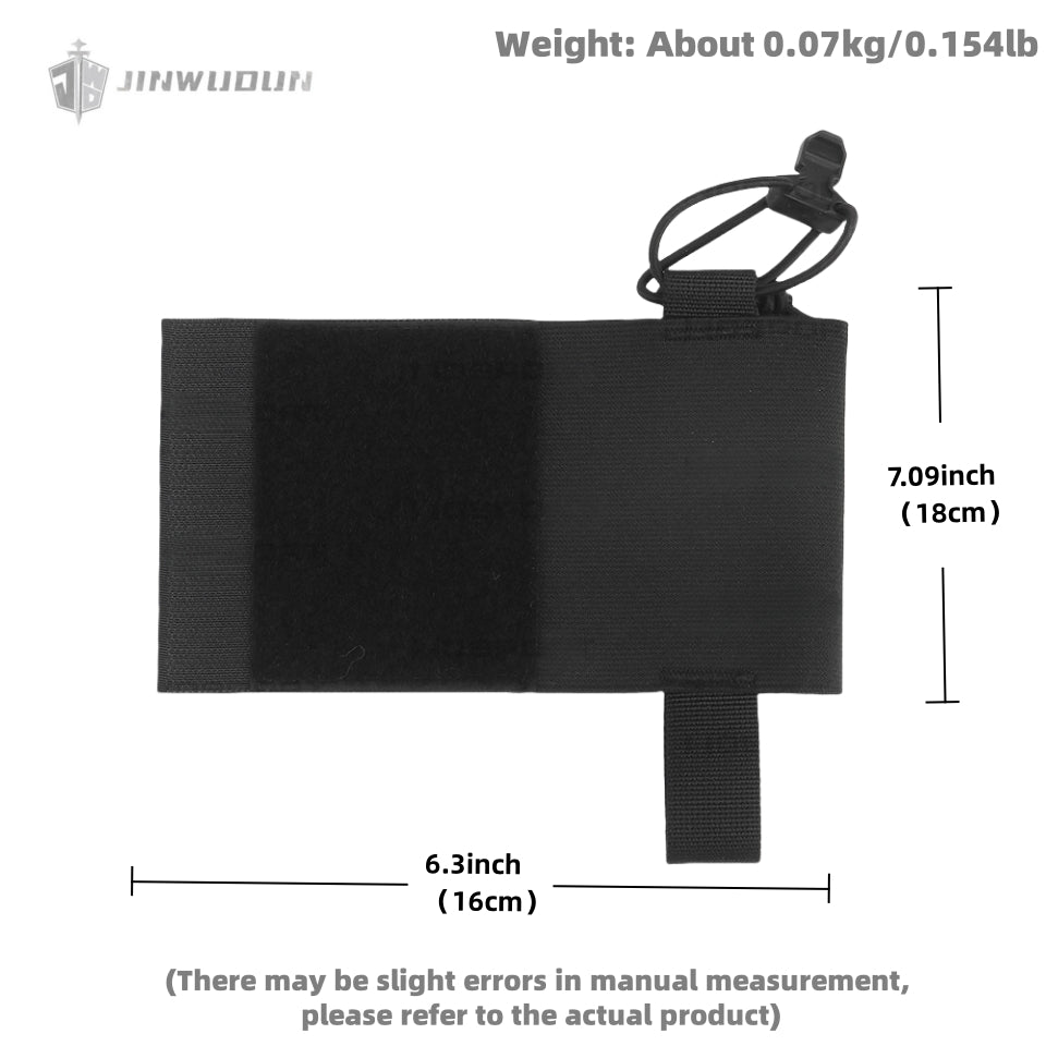 V2 Side Bag Velcro Tactical Expansion Portable Storage Bag Matte Fabric