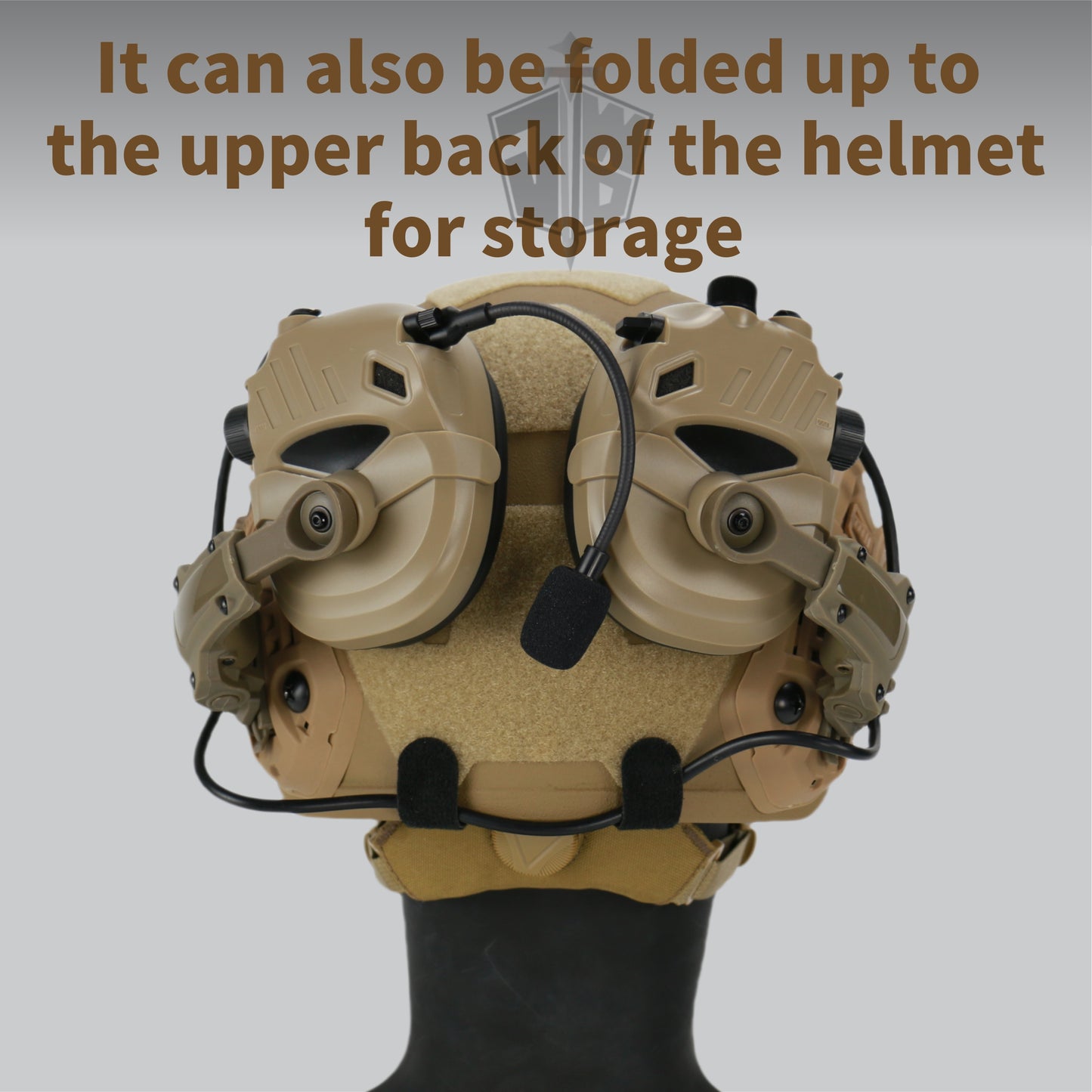 JWD-P30 Tactical Headset | Noise Reduction & Sound Pickup | Compatible with WENDY/FAST Helmets | Durable PC Material