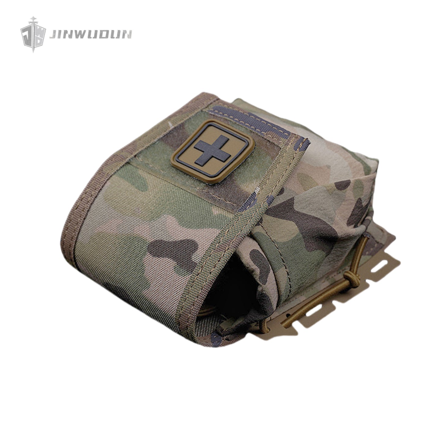 Small medical bag, molle mount, quick-pull handle, split design, multi-purpose storage bag