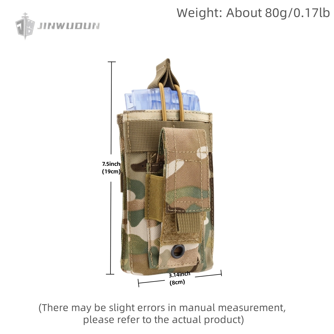 Multifunctional tactical single-link bag MOLLE system tactical equipment accessory bag