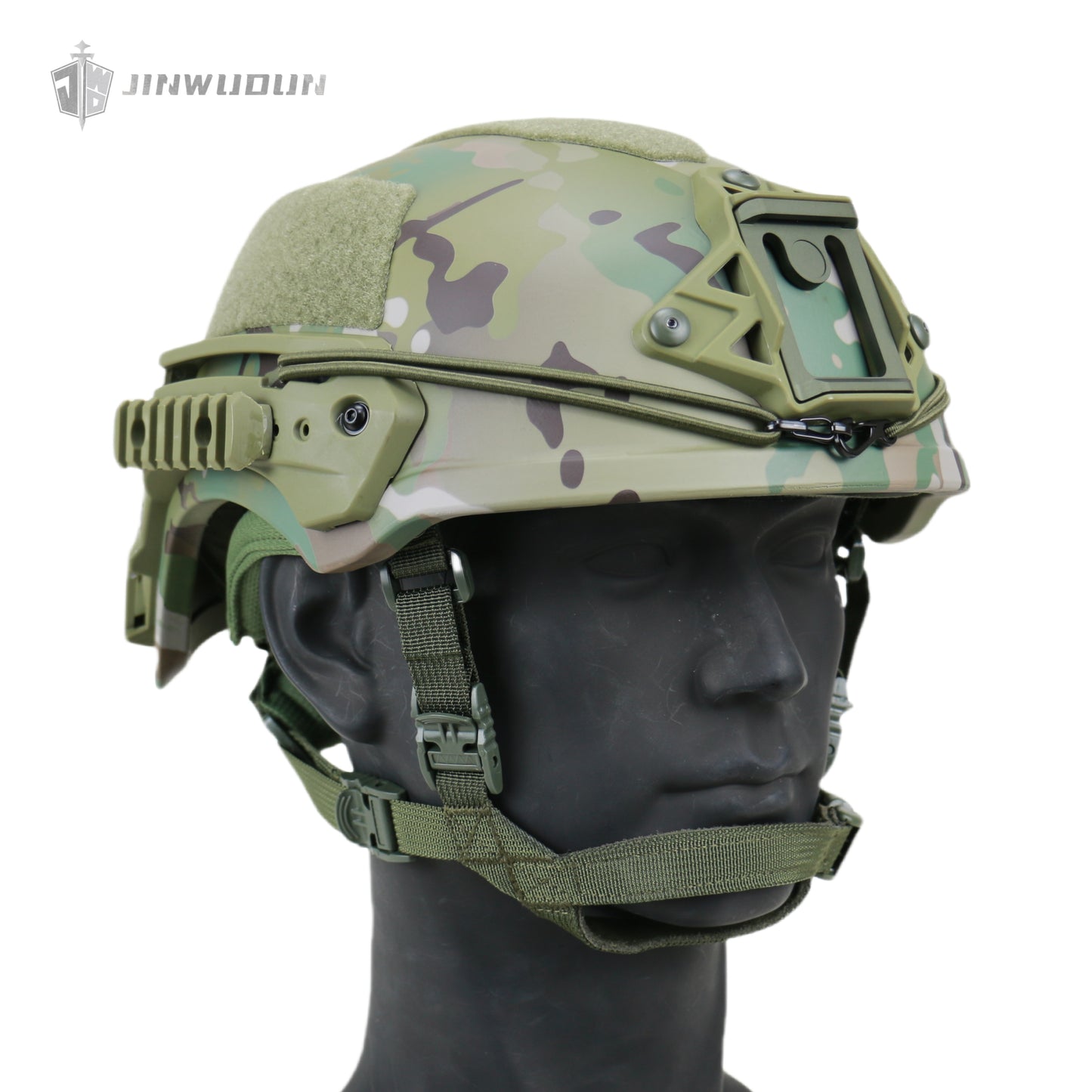 High-Cut WENDY Tactical Helmet - NIJ IIIA Protection Level with Polyurea Coating for Enhanced Impact Resistance