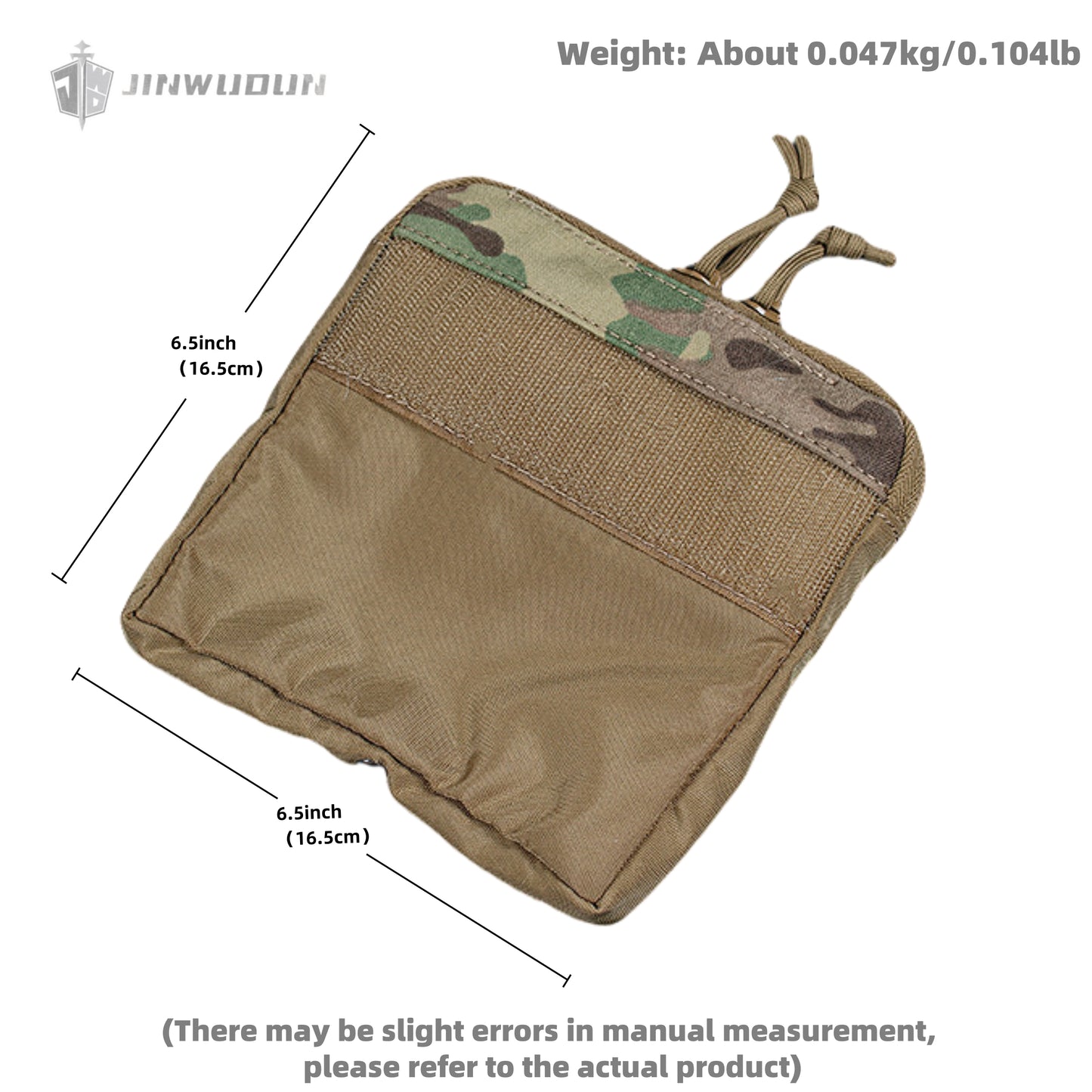 V5 PC tactical vest accessories kangaroo bag Velcro matte fabric multifunctional combination can be expanded
