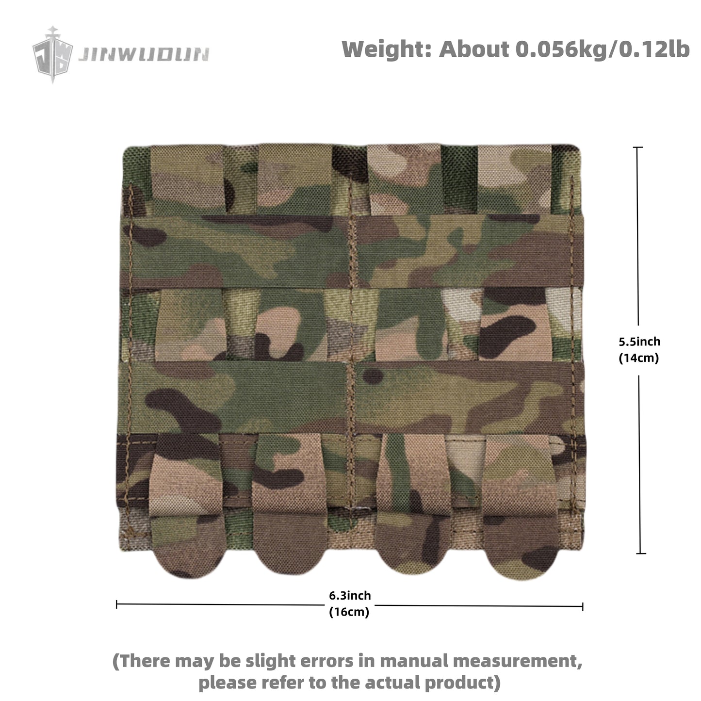Outdoor tactical 5.56 storage molle mount bag lightweight elastic double function bag