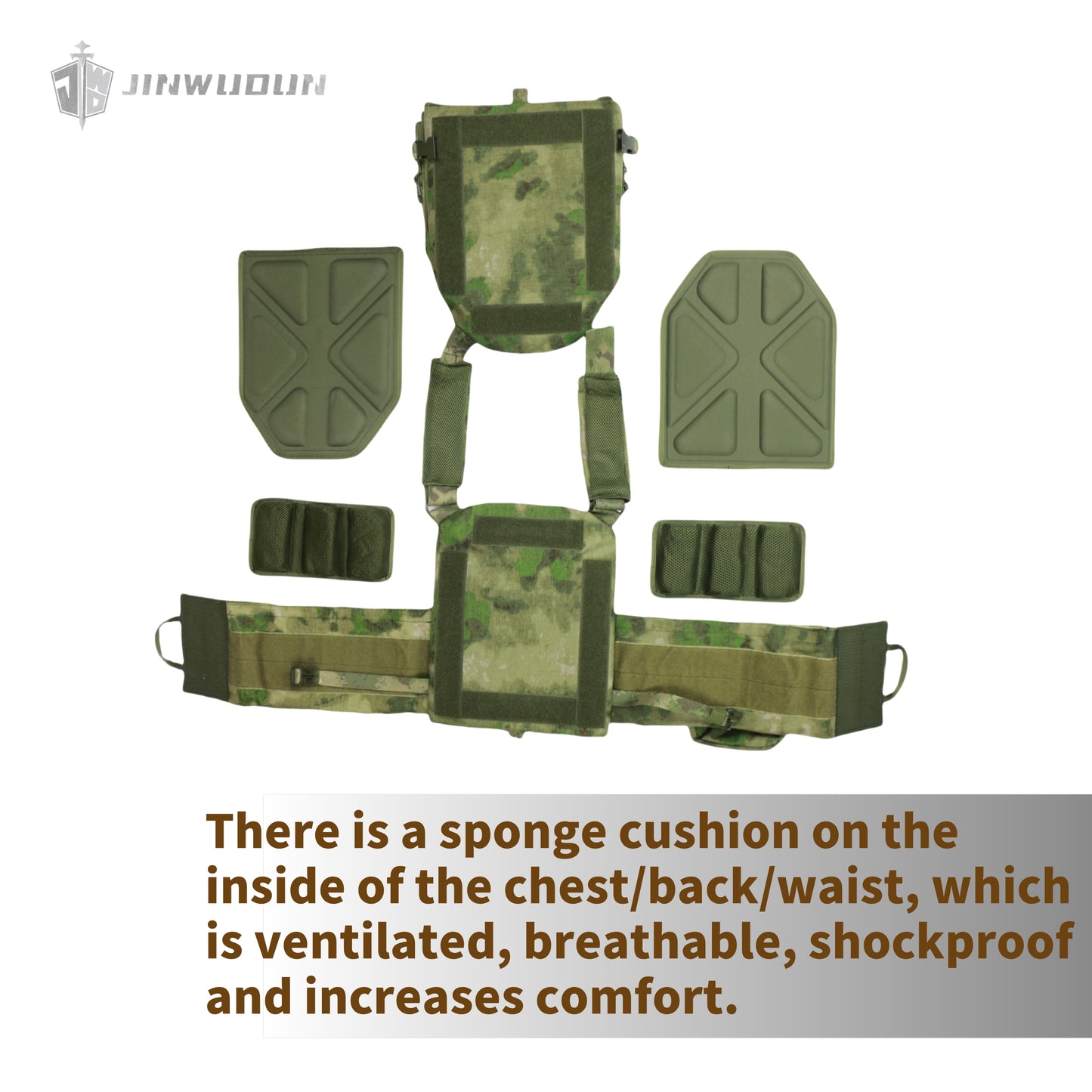 Level IIIA/IV "Strategic" military tactical bulletproof vest, all-round protection