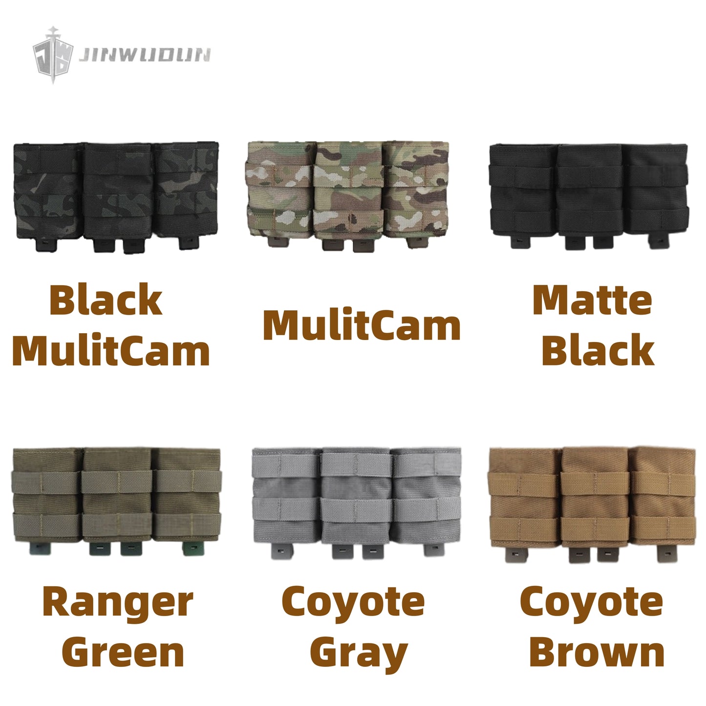 FAST AK Triple 7.62 Magazine Pouch (Medium) Multi-Function Quick-Draw Holster Tactical Soft Bullet Accessory