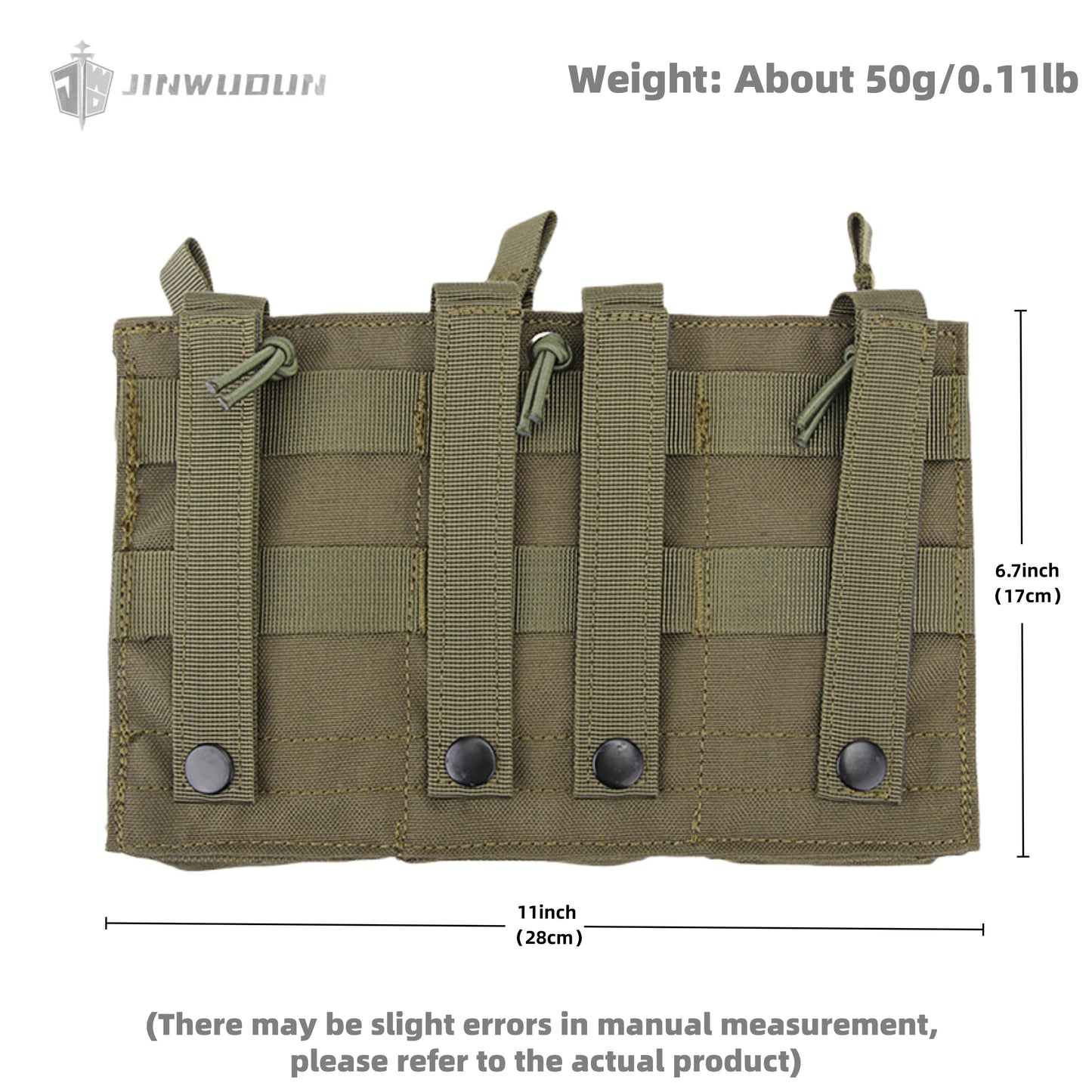 Triple Storage Bag (G36) MOLLE System Outdoor Waist Bag Equipment Bag