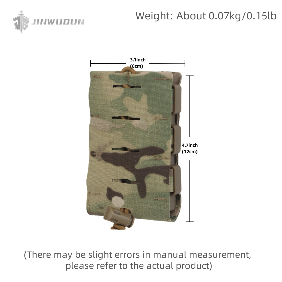 5.56 Universal Single-Link Tactical MOLLE Accessory Bag Urban Assault Tactical Quick-Draw Holster