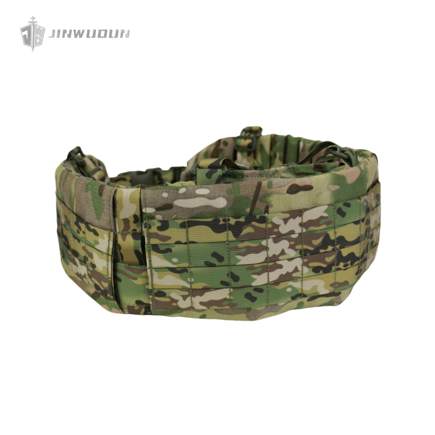 NIJ-IIIA level enlarged tactical bulletproof waist belt, 1000D polyester with Molle system