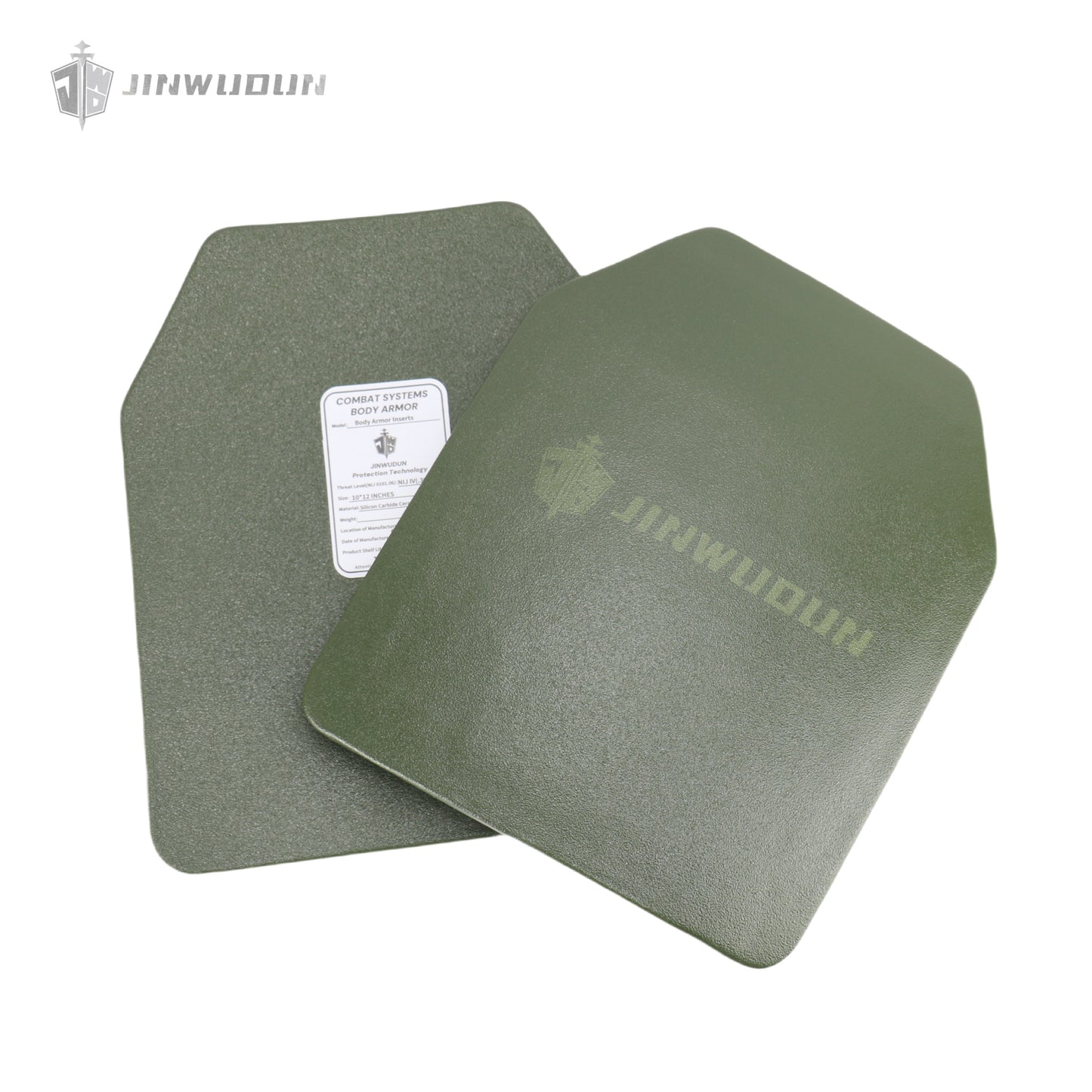Level NIJ IV multi-curved bulletproof plate PE + ceramic composite spray polyurea coating