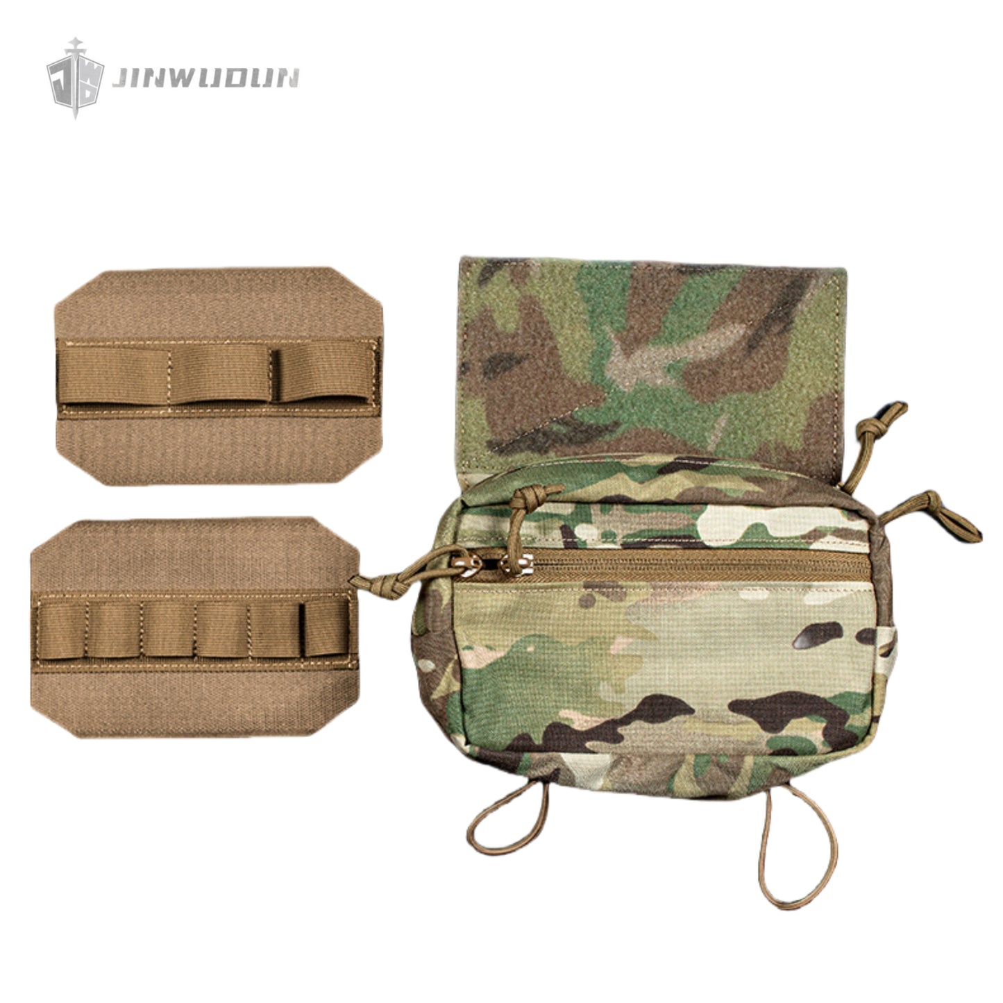 MK4 small tactical vest chest expansion accessory hanging sundries bag built-in double-sided Velcro