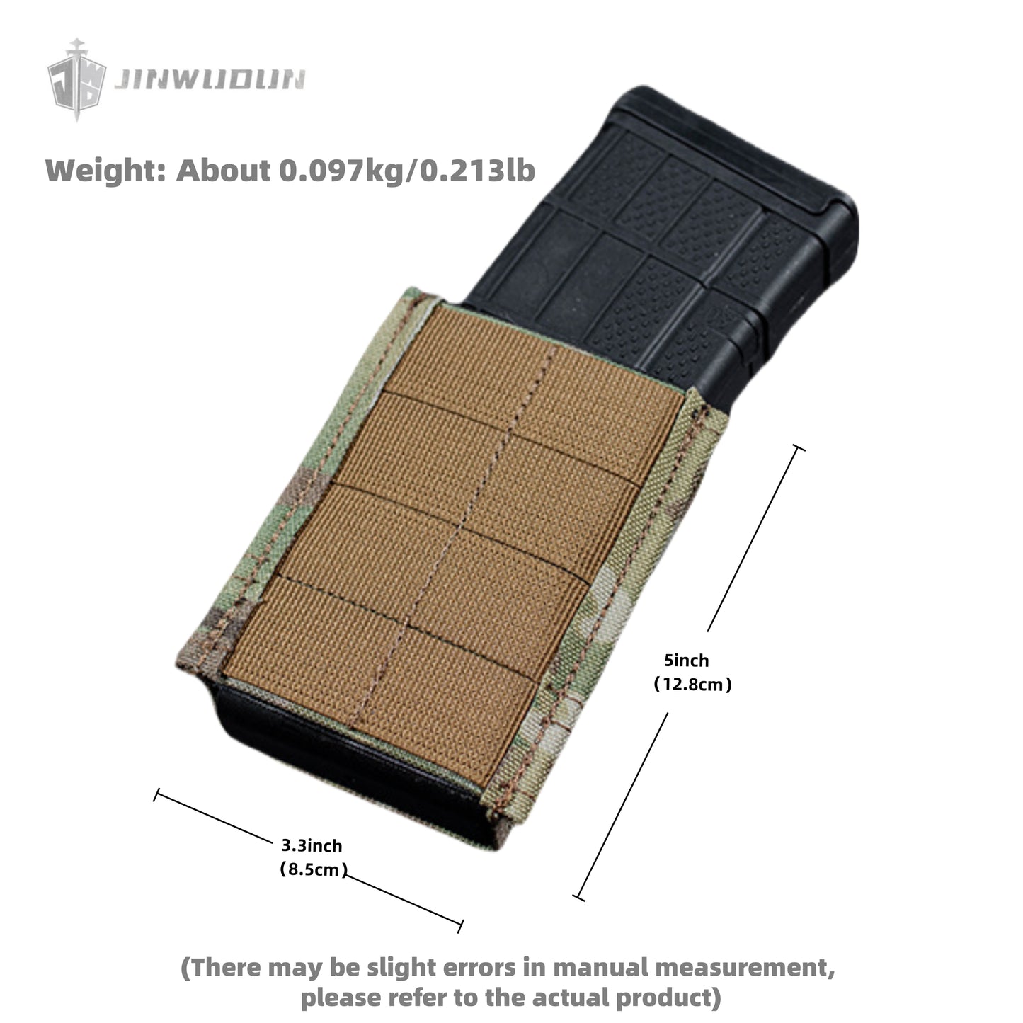 Tactical vest waist belt molle accessory bag FAST single link 5.56 function bag (medium)