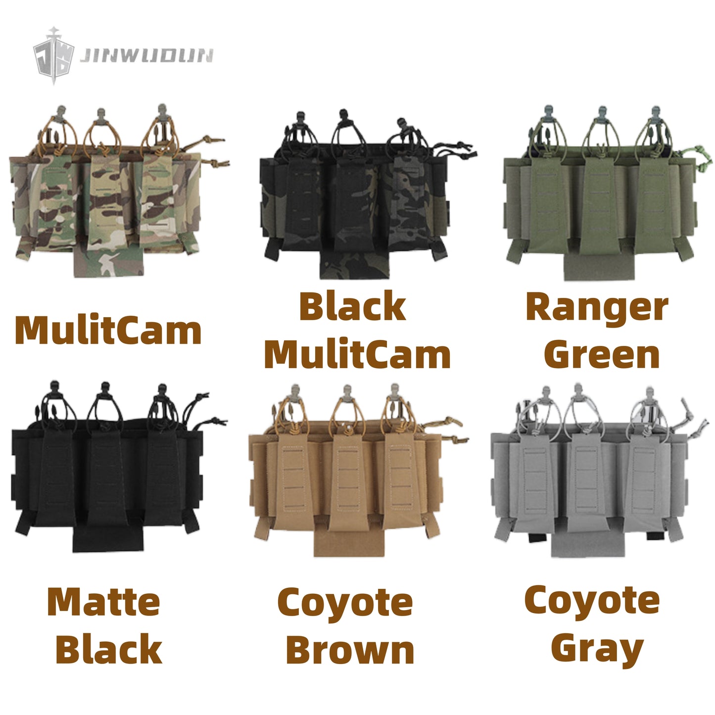 Elastic 5.56mm triple function bag double layer detachable carrying tourniquet tactical vest accessory bag