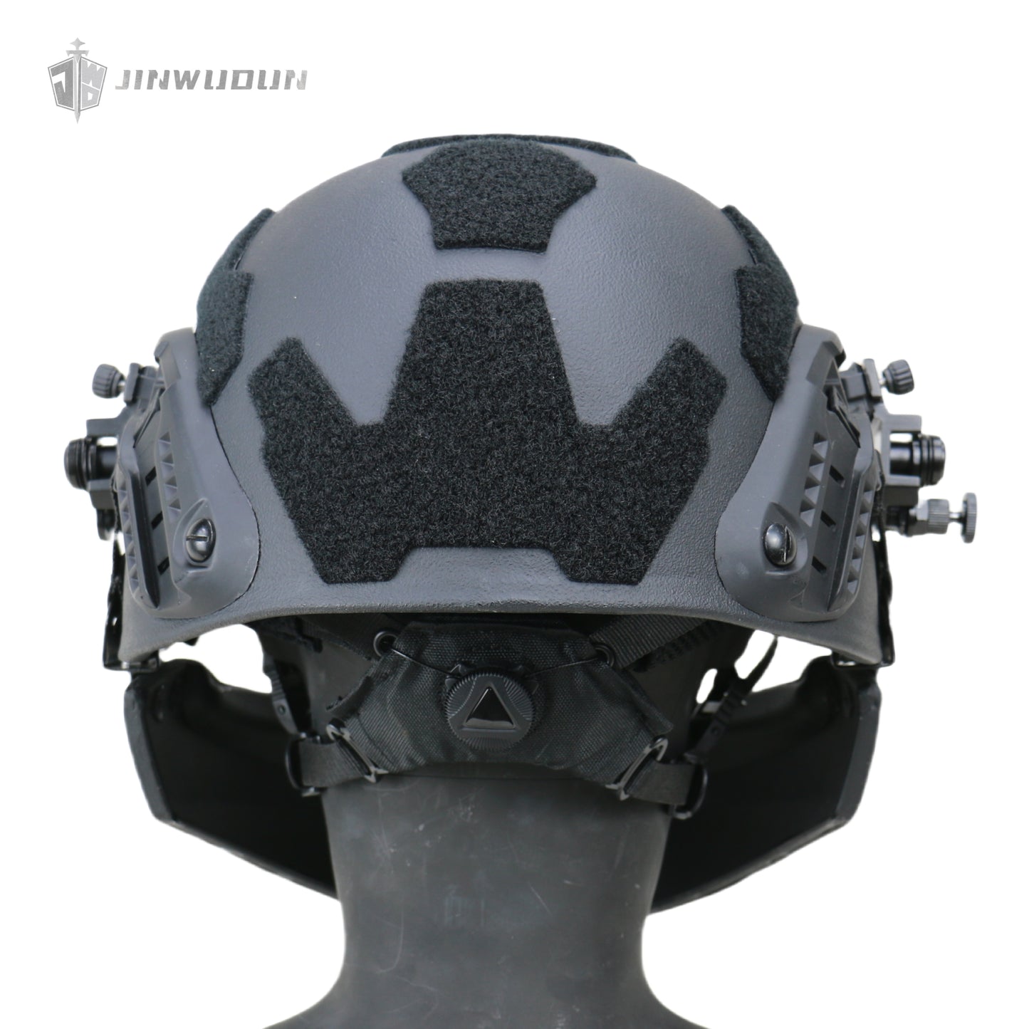 JWD-Full protection bulletproof helmet combination (helmet + goggles + jaw guard) American standard IIIA grade protection PE material