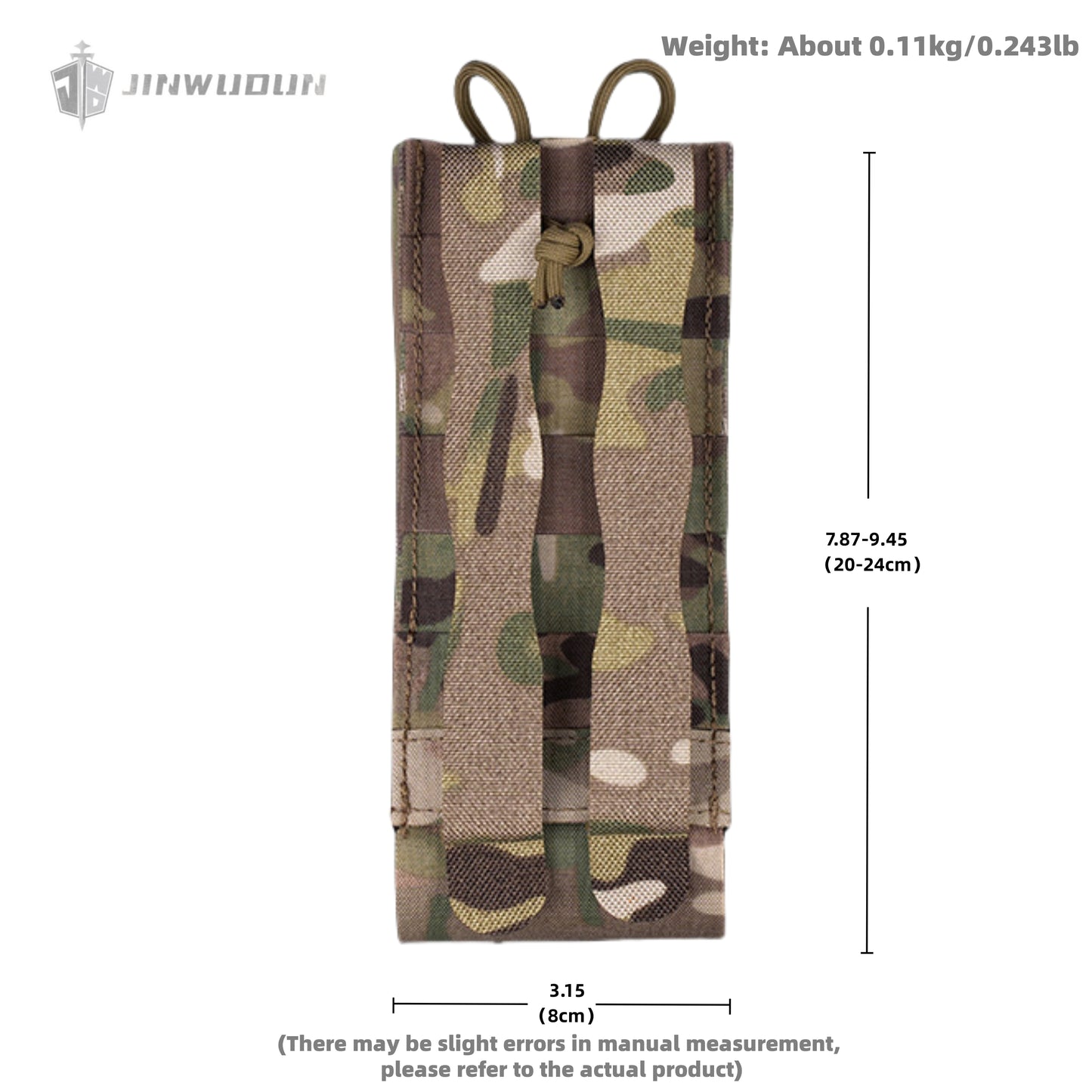 Lightweight universal radio bag outdoor tactical walkie-talkie radio universal protective bag