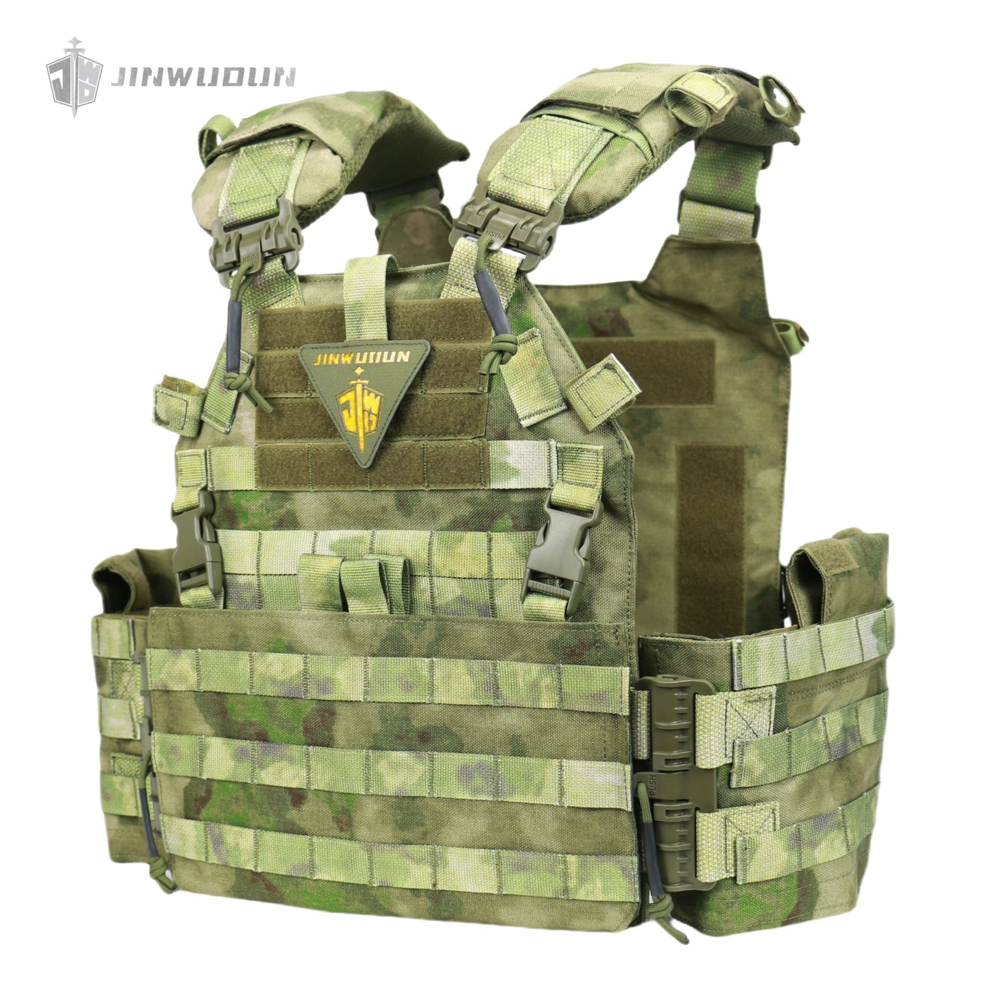 NIJ IV Level Large Waist Tactical Quick Release Vest OEM Imitation 1000D Polyester Fabric Vest