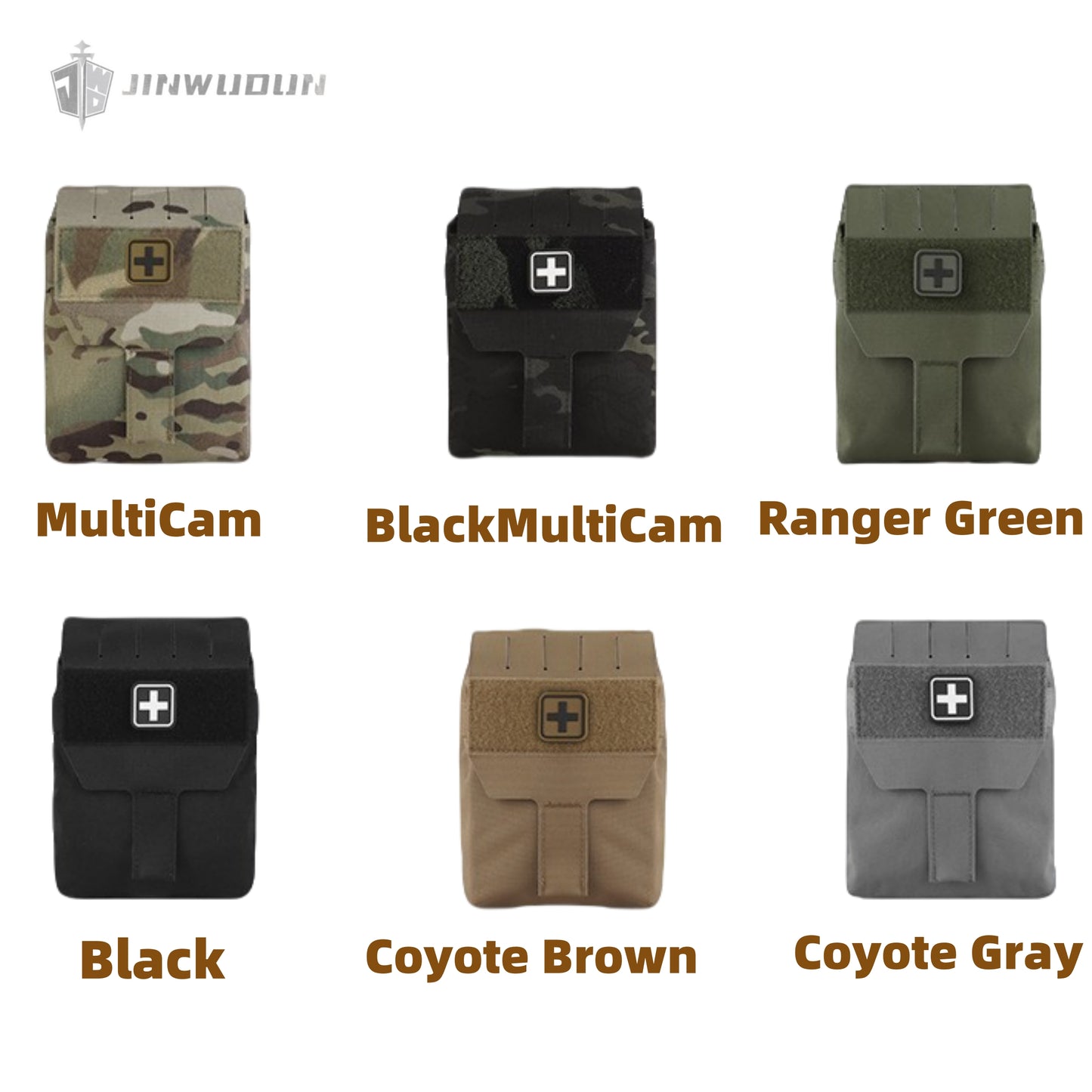 Lightweight MOLLE backplate first aid medical kit