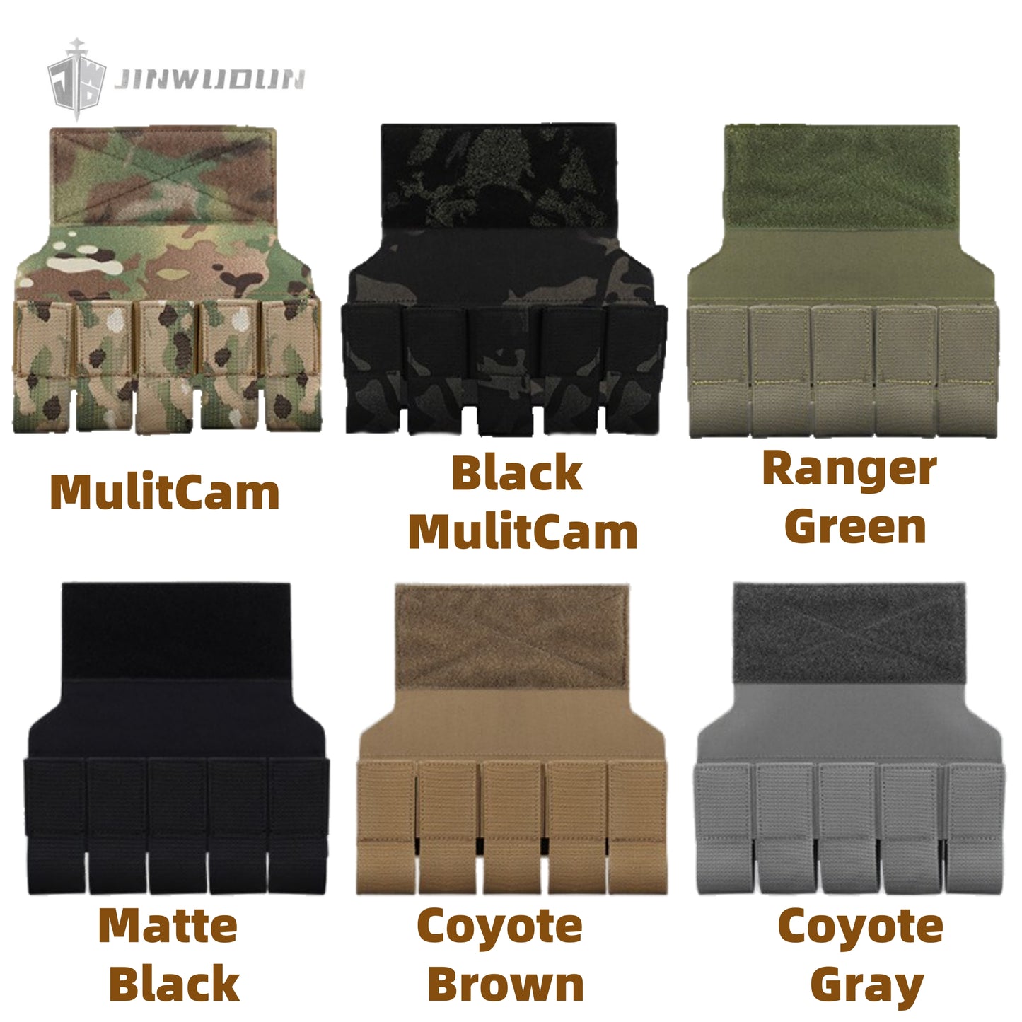 Tactical chest/vest multifunctional storage lower abdomen bag five-link M203 supplement pack