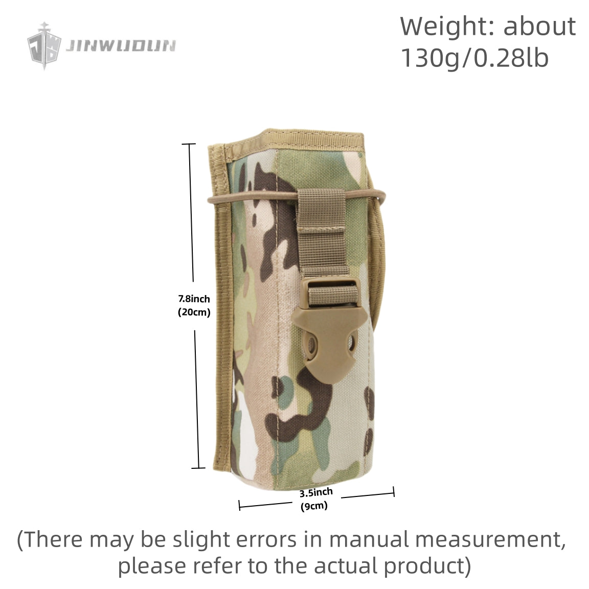 Tactical vest molle system walkie-talkie bag tactical sports waist bag pendant bag