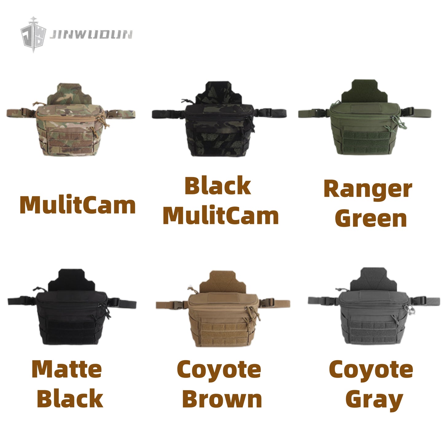 PC lower sub-bag can be assembled to adapt to tactical vest MOLLE panel large capacity storage bag
