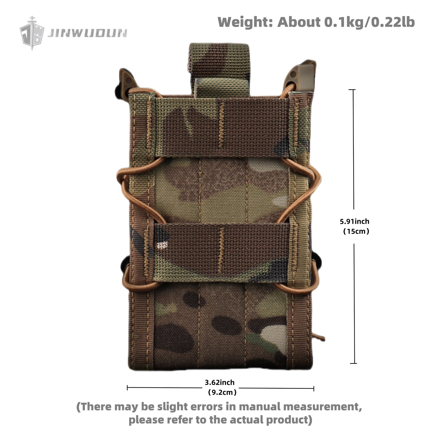 Tiger double full-size quick-draw function bag 5.56/7.62molle double-layer accessory bag