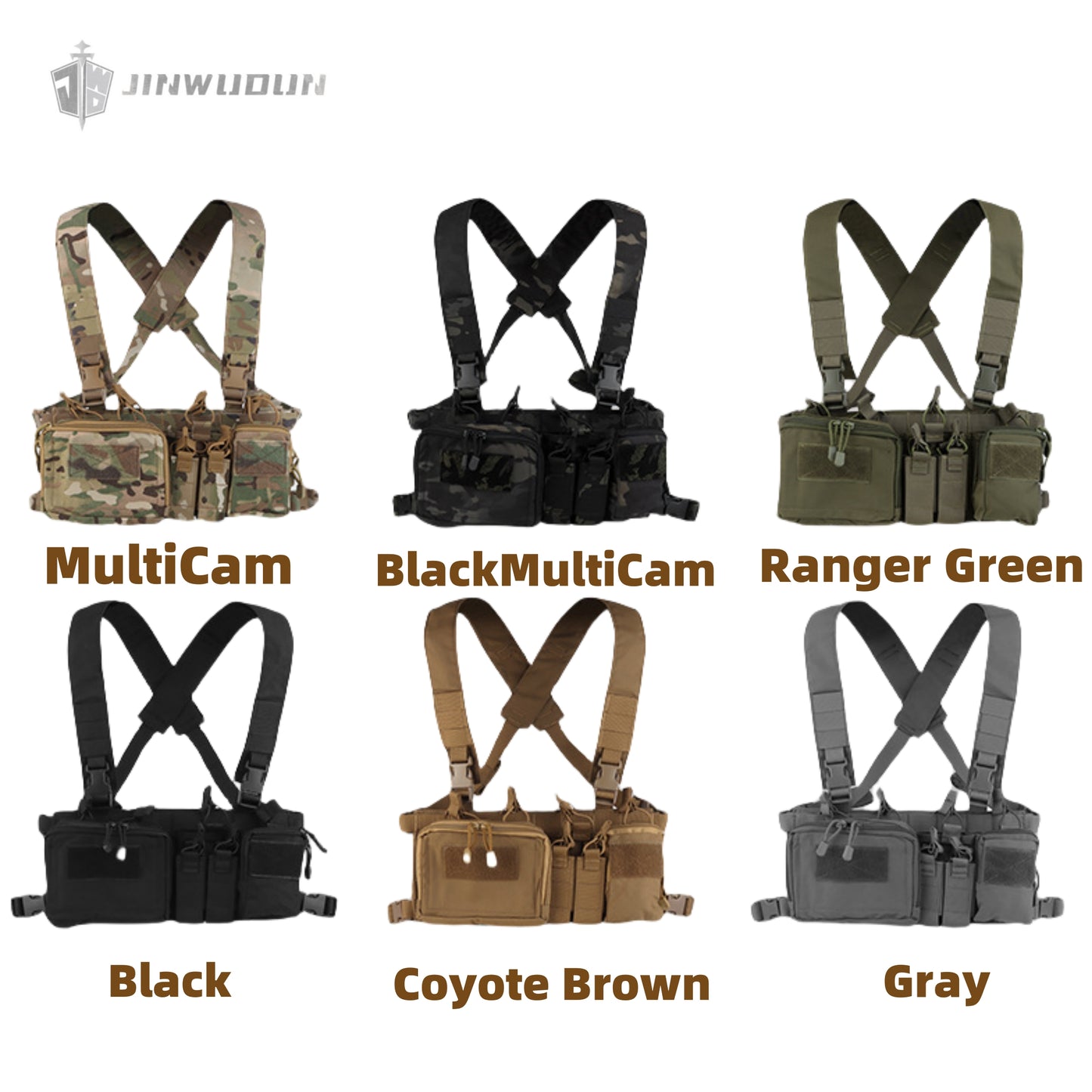 Bellyband Tactical Vest 242ACD comes with a quadruple 5.56 9MM multi-function storage accessory bag