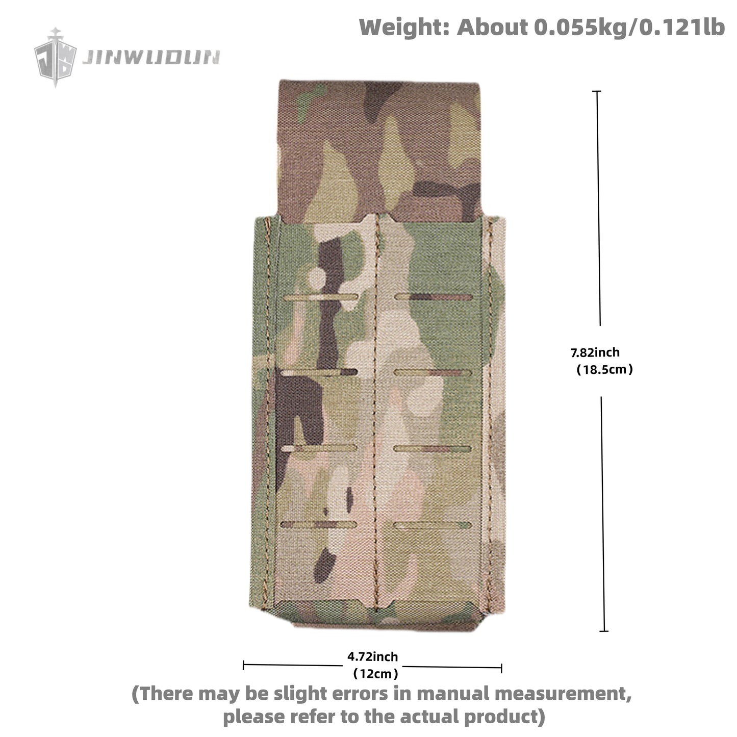 Flip double 5.56 accessory bag Molle mount tactical vest expansion accessory bag
