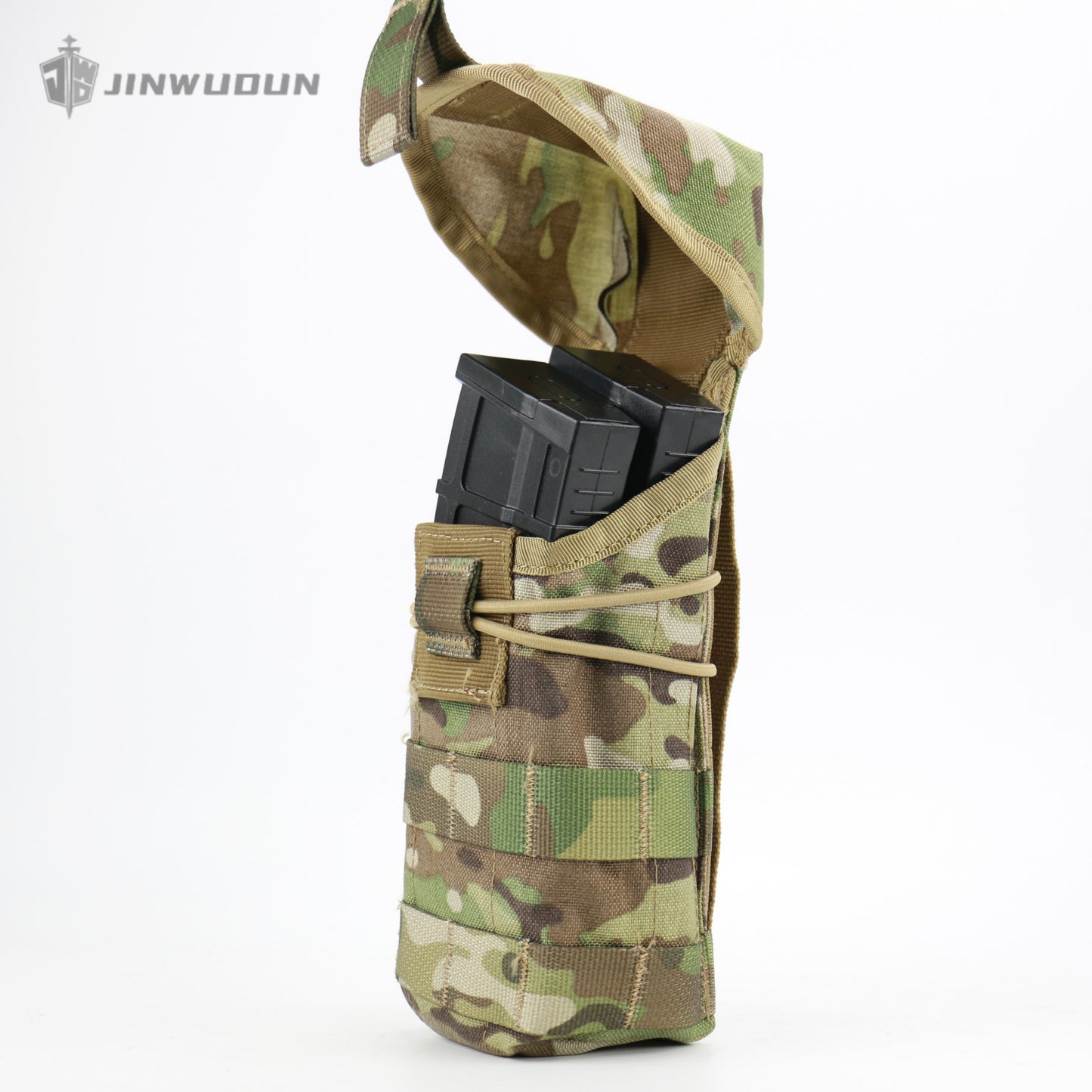 JWD-Magazine bag - 1000D nylon material can accommodate AK/AR magazines at the same time. Molle system accessory bag