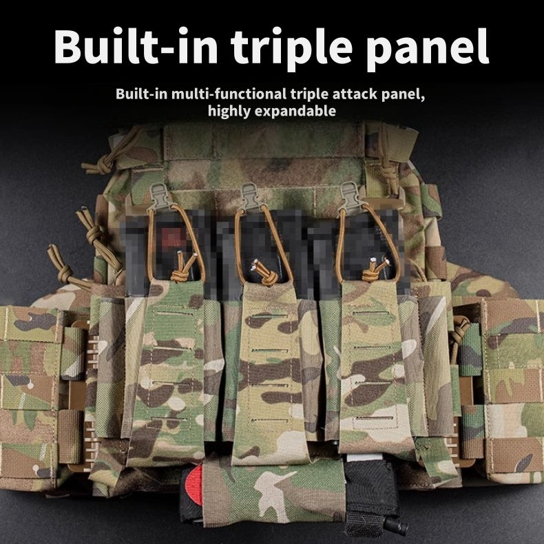 NIJ-IV ARC tactical vest bulletproof jacket shoulder Tubes quick release Molle tactical outdoor cs combat seal training
