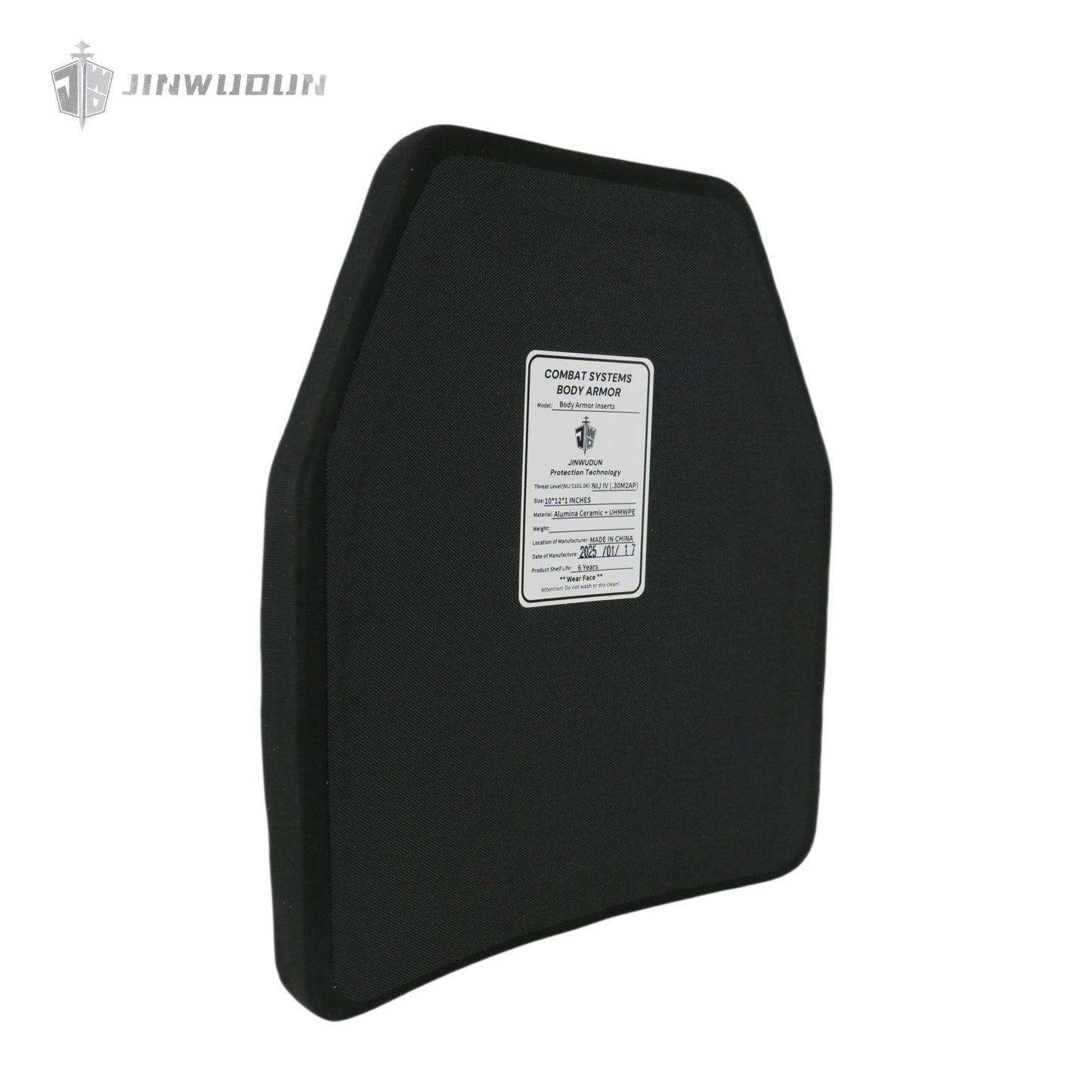 JWD-Bulletproof plate swimming cutting American standard IV/GA6 grade alumina ceramic + PE material