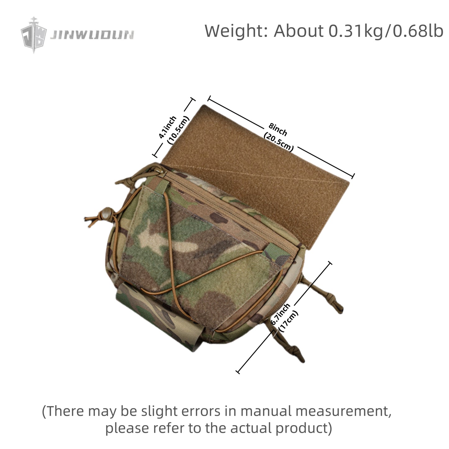 Tactical vest underbelly quick release pusher tactical undercarriage bag multifunctional dual-use active duty shoulder bag