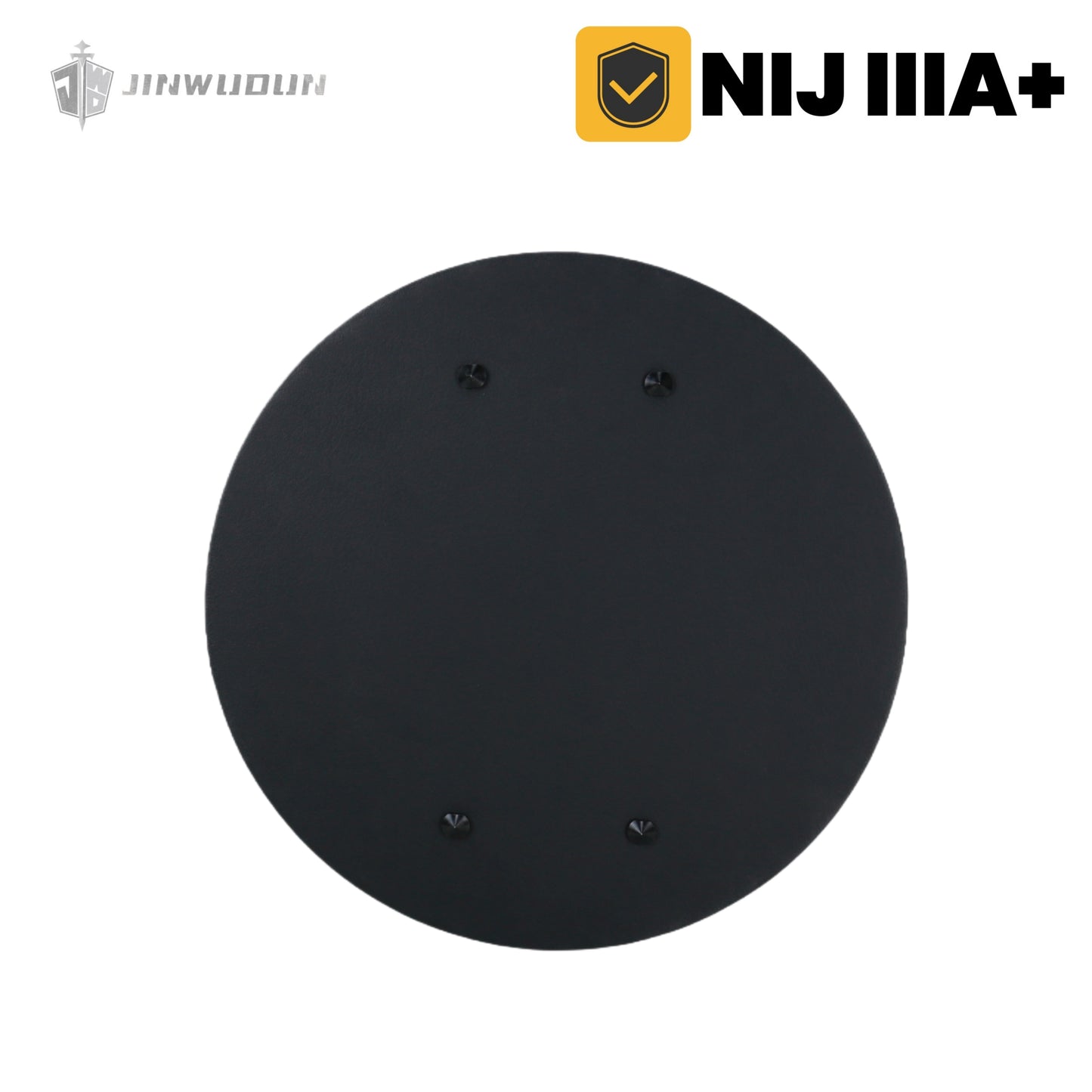 NIJ IIIA+ Round Bulletproof Shield: 20.1-Inch UHMWPE with Durable Nylon Cover
