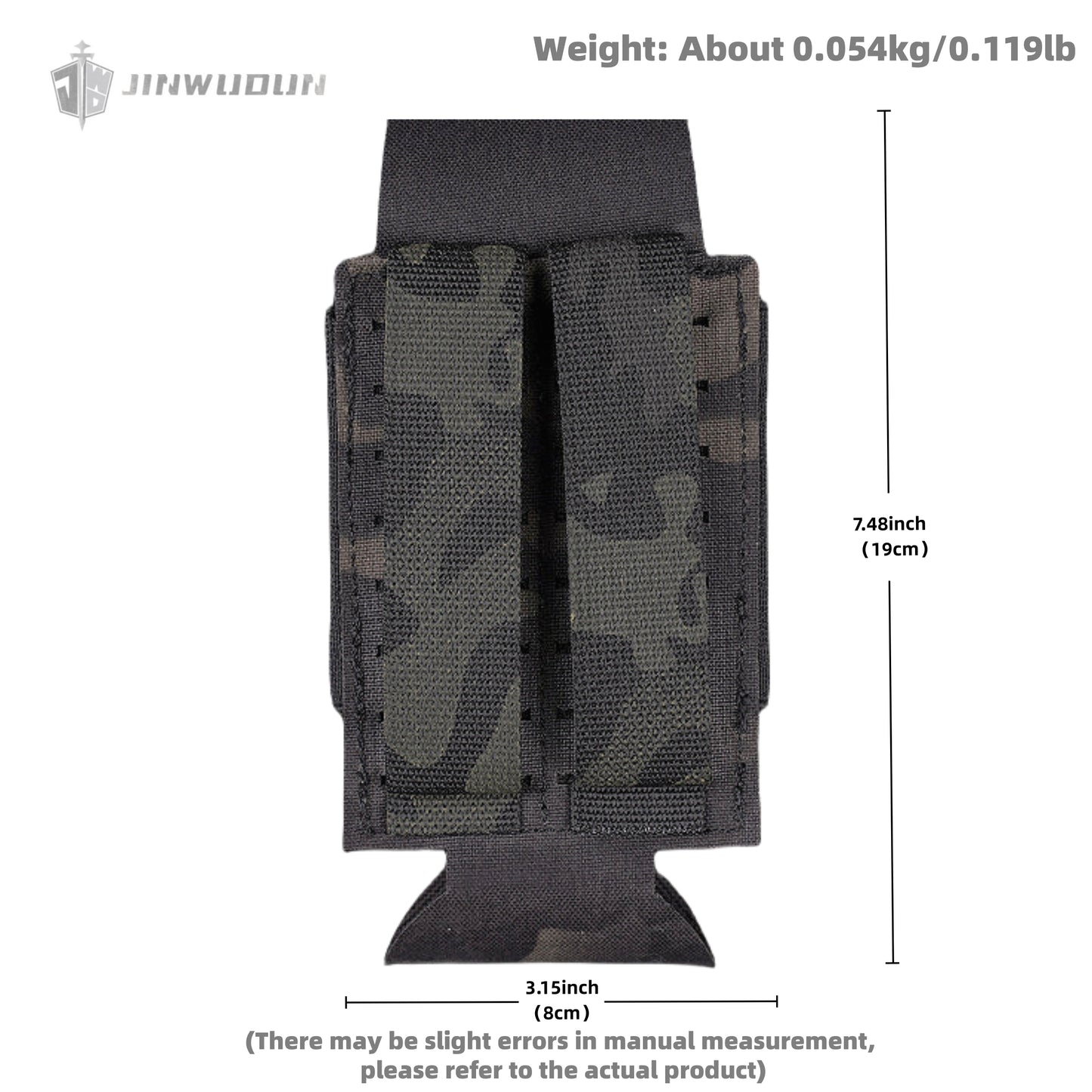Smoke bomb bag outdoor tactical molle mounting multifunctional storage bag lightweight design