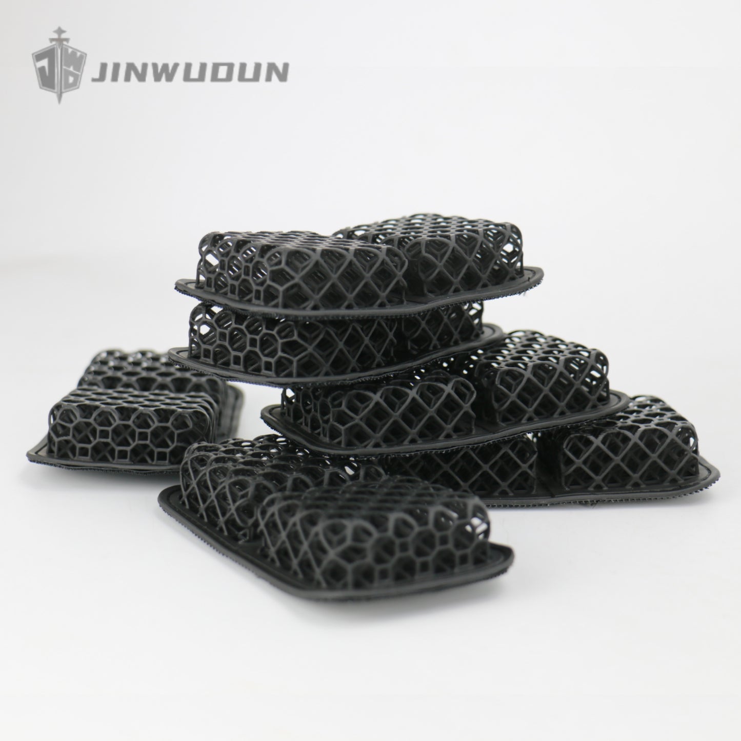 Tactical vest lining-3D printing technology 75A material elastic heat dissipation breathable light and durable