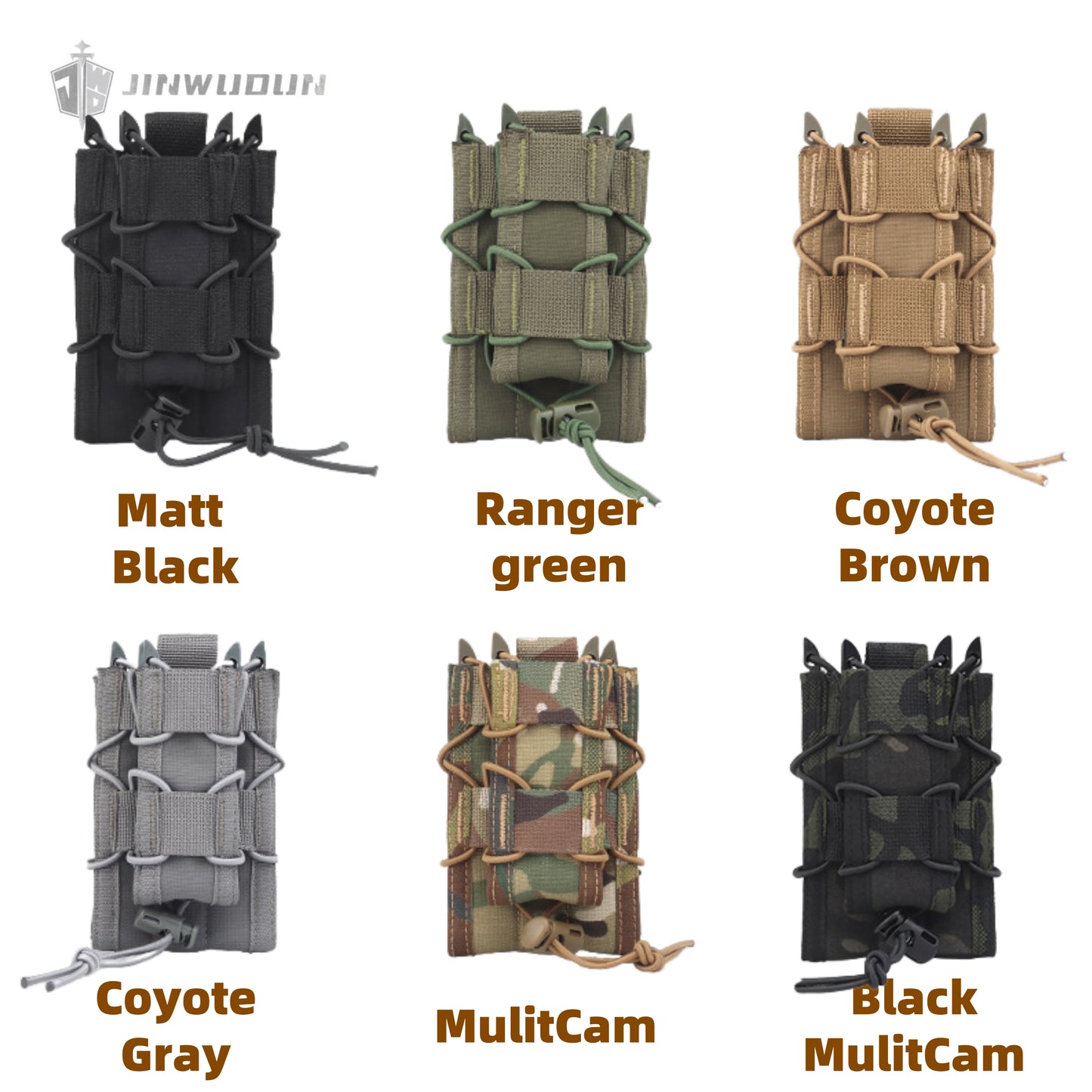 MOLLE system tactical vest accessory pack 5.56/9mm Tiger sub-function pack