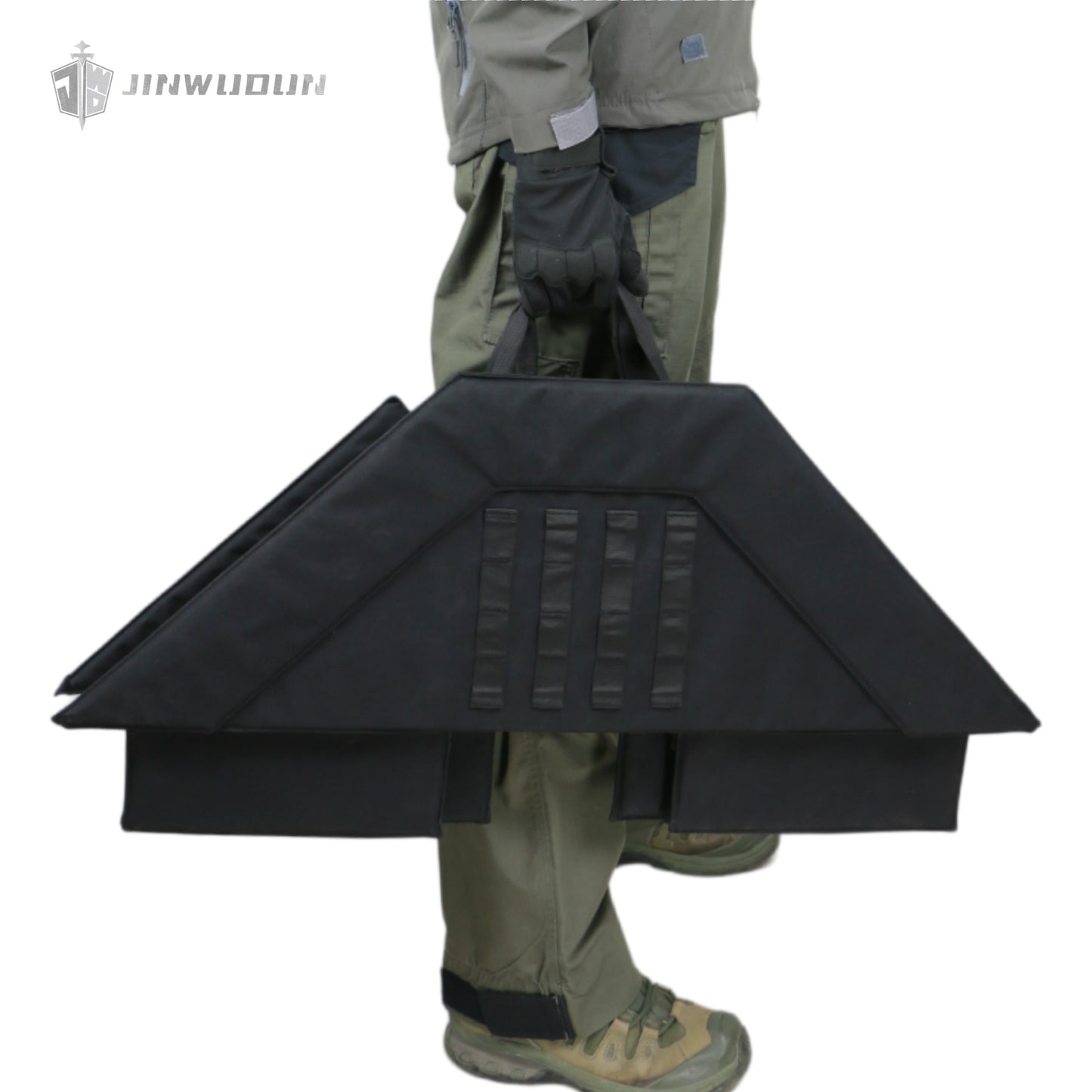 JWD-Portable foldable bulletproof shield NIJ IIIA+ level bulletproof shield UHMWPE material