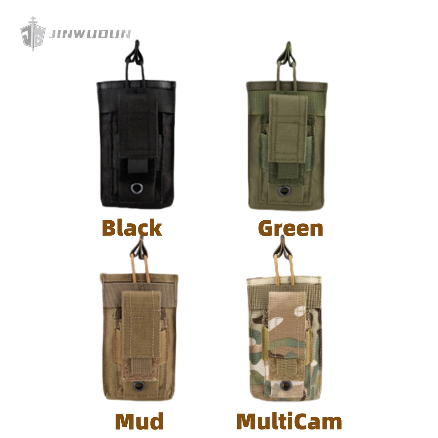 Multifunctional tactical single-link bag MOLLE system tactical equipment accessory bag