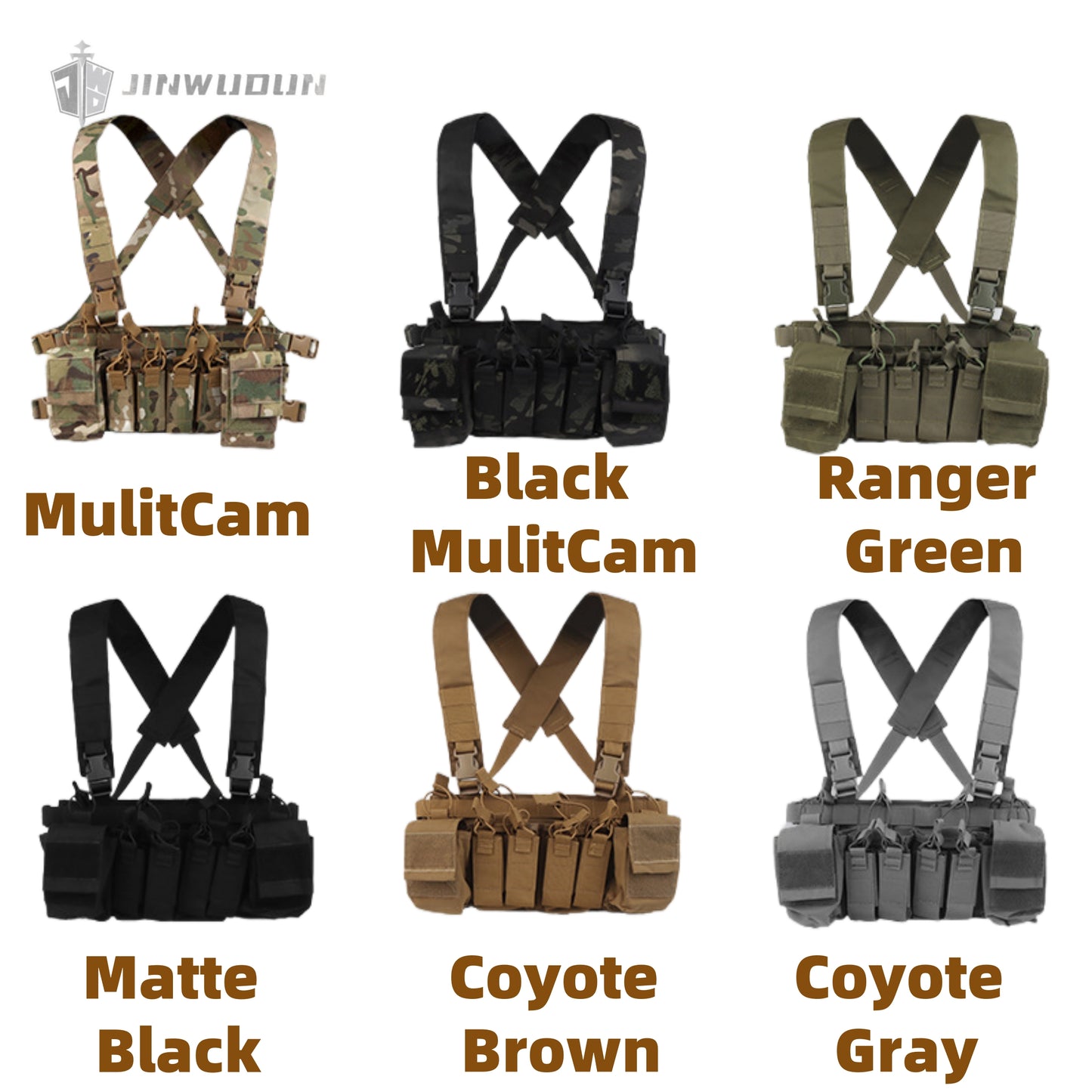 Lightweight and portable D3CRX tactical vest with quad 9mm function bag and sundries storage bag