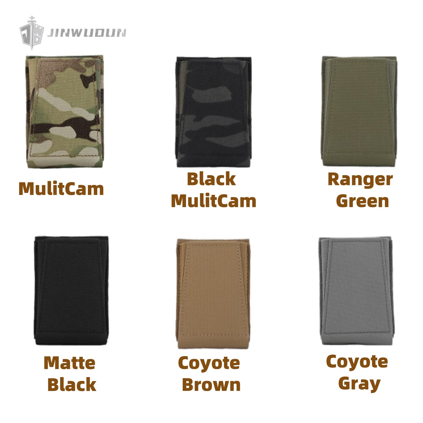 Multi-purpose storage MOLLE system tactical accessory bag open single function bag