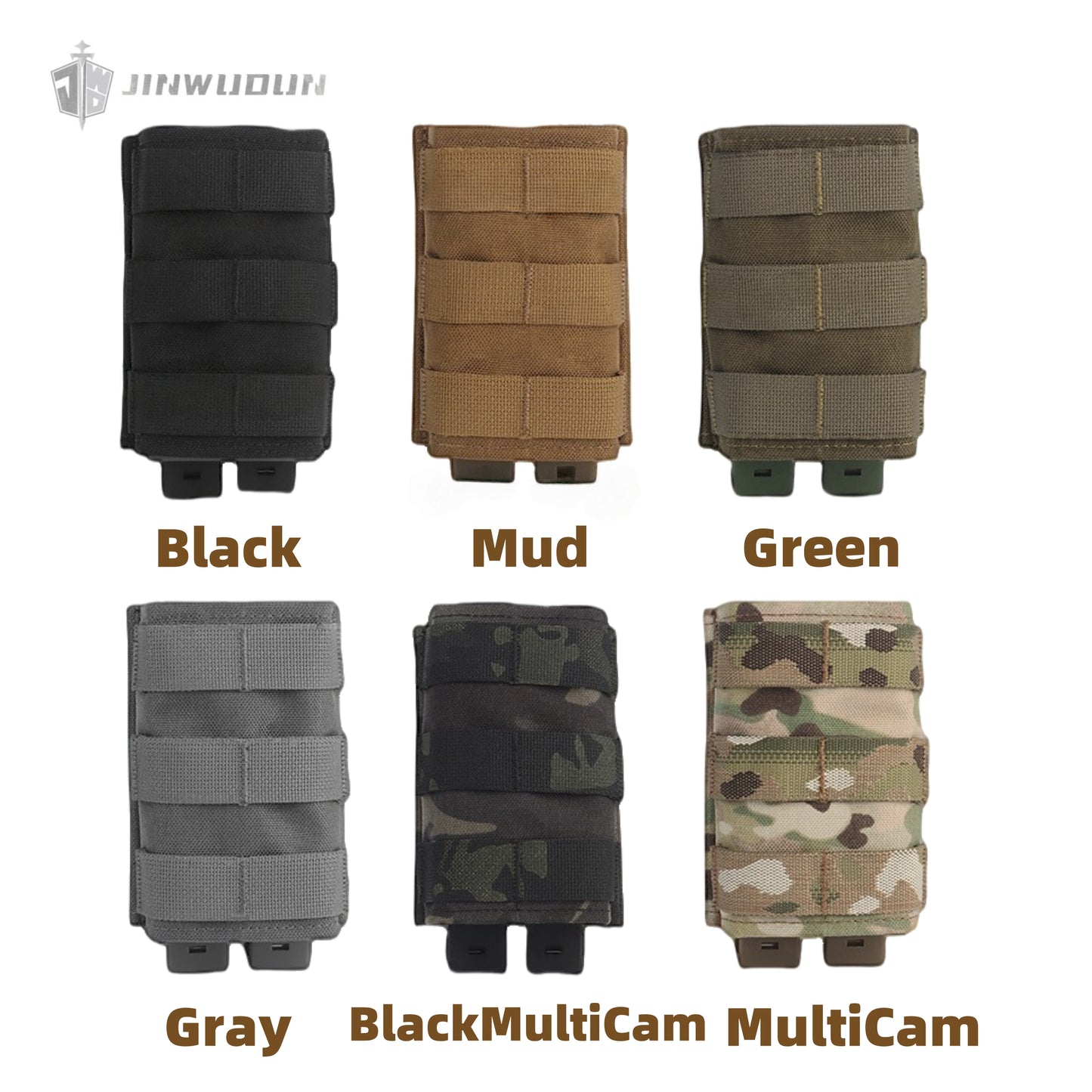 MOLLE Insert System FAST Single 7.62 Magazine Pouch (High)