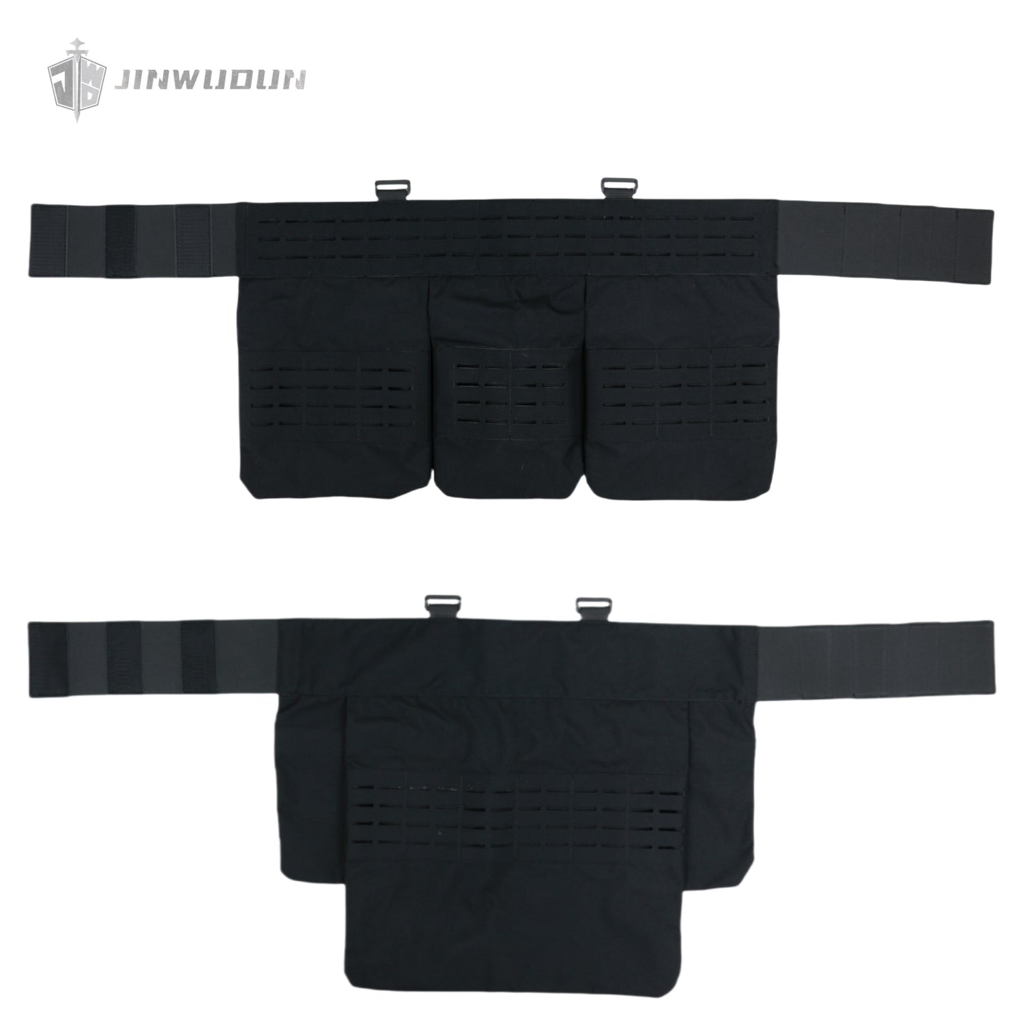 NIJ-IIIA bulletproof skirt armor tactical skirt armor laser cutting multifunctional MOLLE