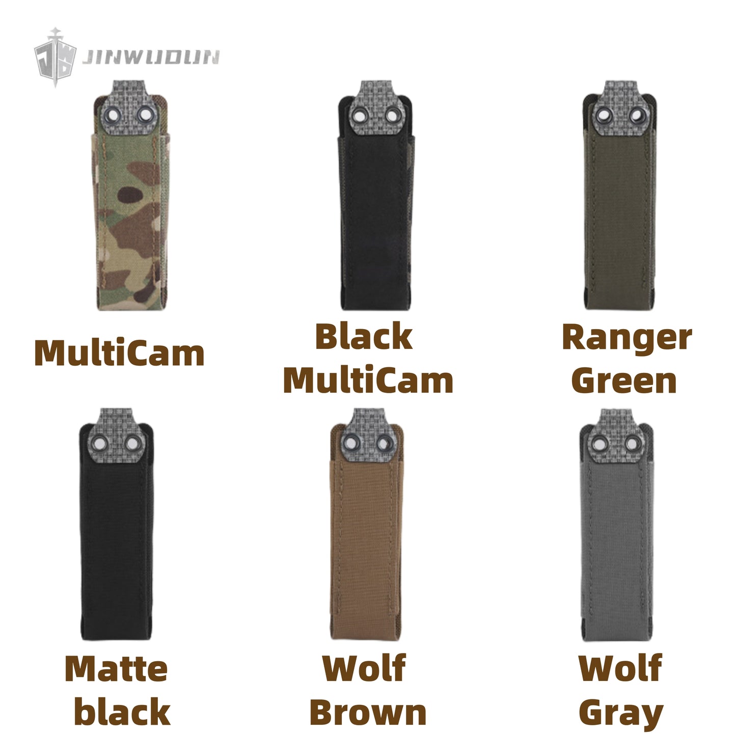 Elastic Pistol Magazine Pouch 9mm .45 Glock UMP with built-in splint