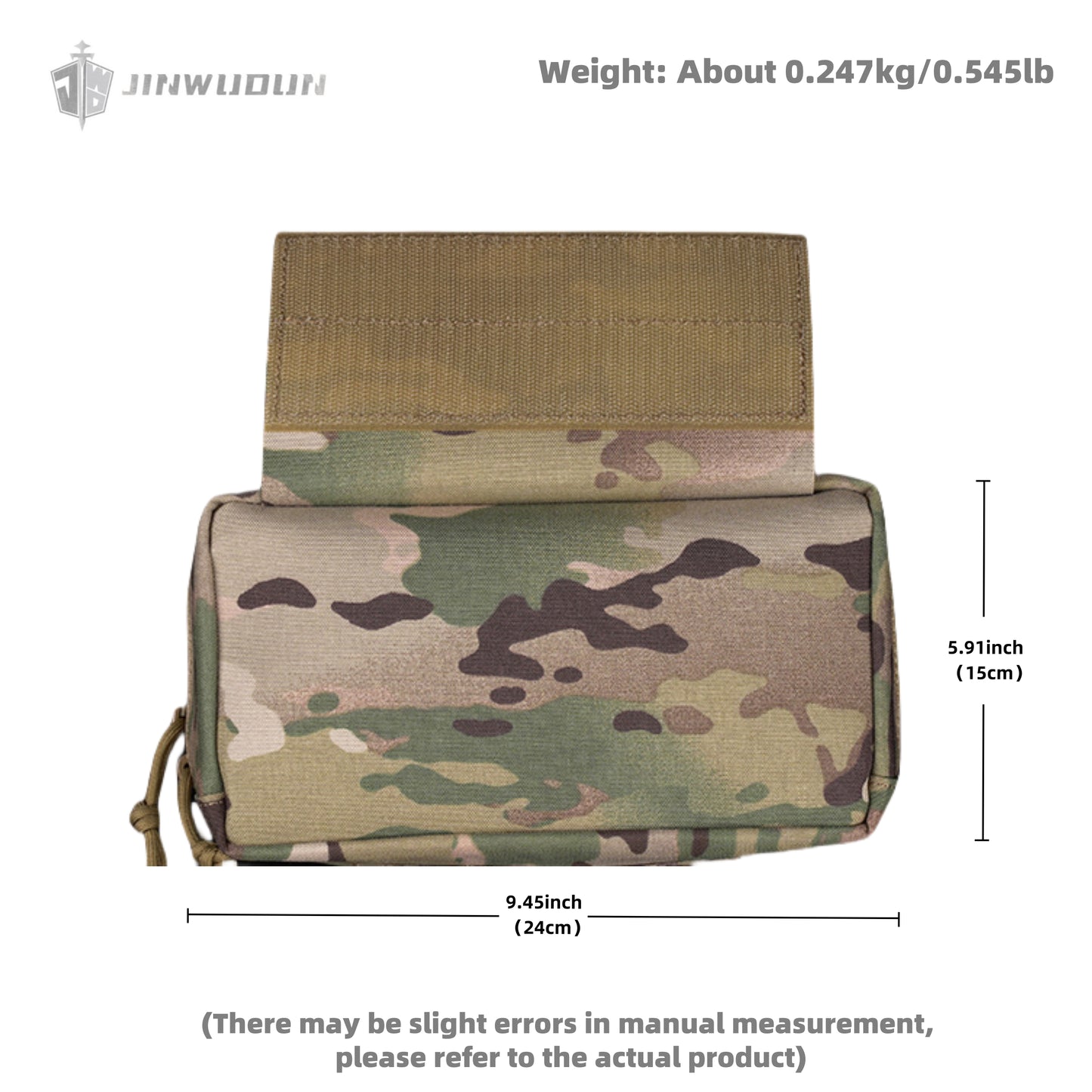 Tactical vest chest hanging accessories, hanging accessory bag with candy bag, multi-function hanging bag
