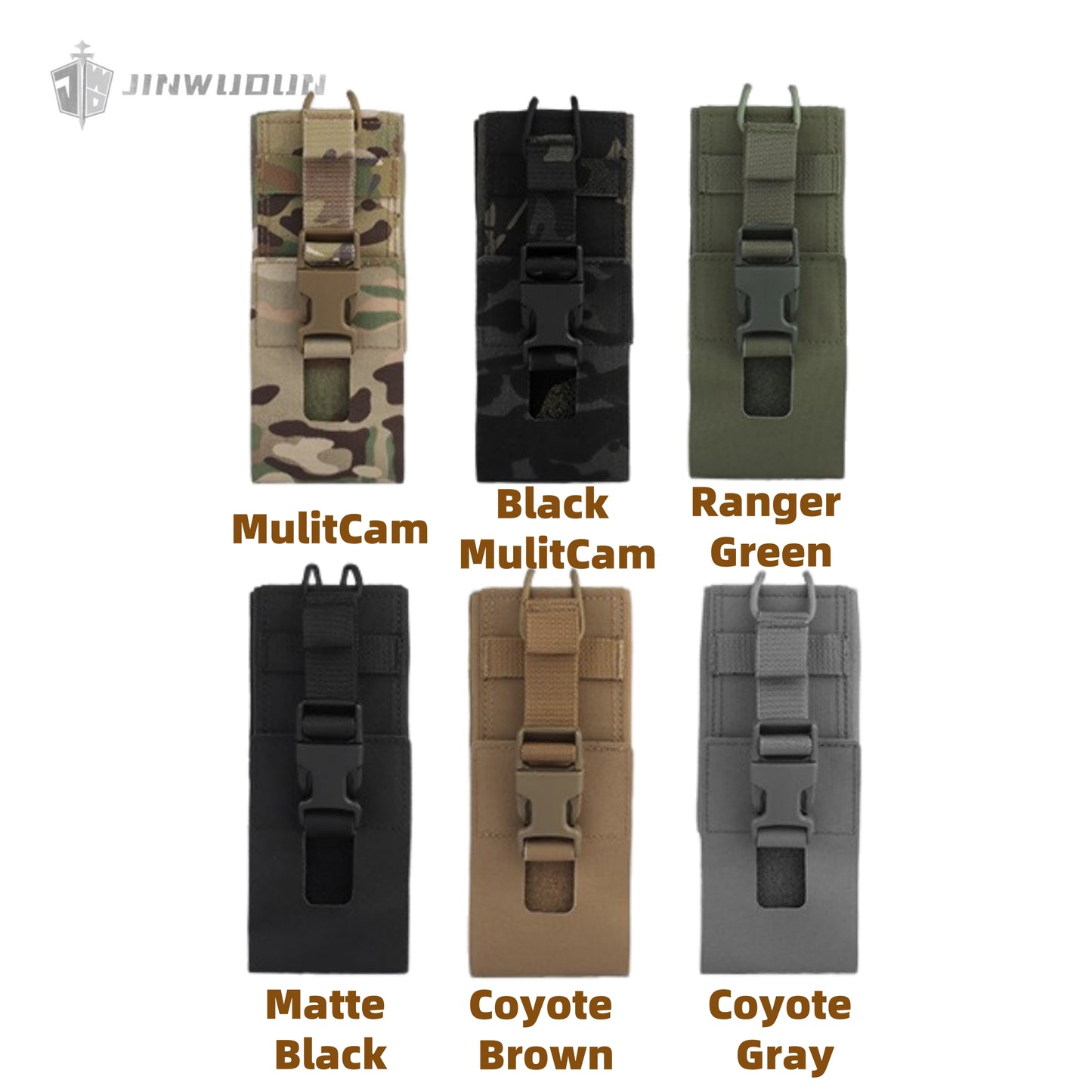 Lightweight universal radio bag outdoor tactical walkie-talkie radio universal protective bag