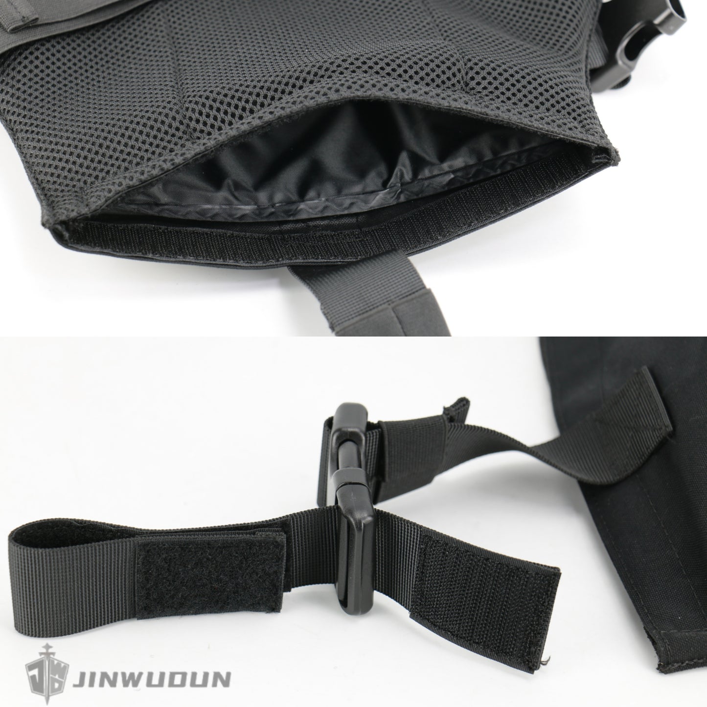 Level NIJ IIIA bulletproof leggings with increased protection 1000D nylon webbing buckle