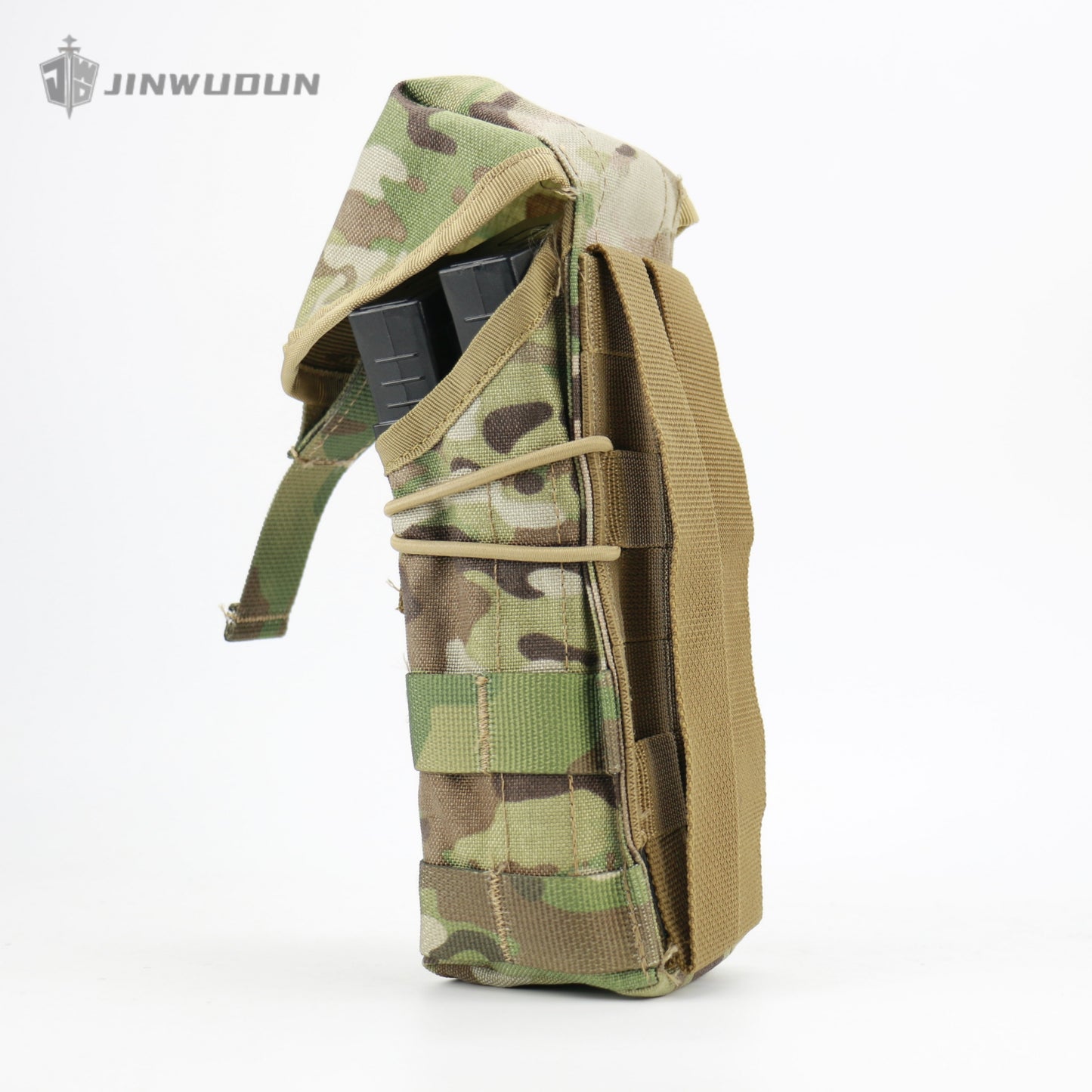 JWD-Magazine bag - 1000D nylon material can accommodate AK/AR magazines at the same time. Molle system accessory bag