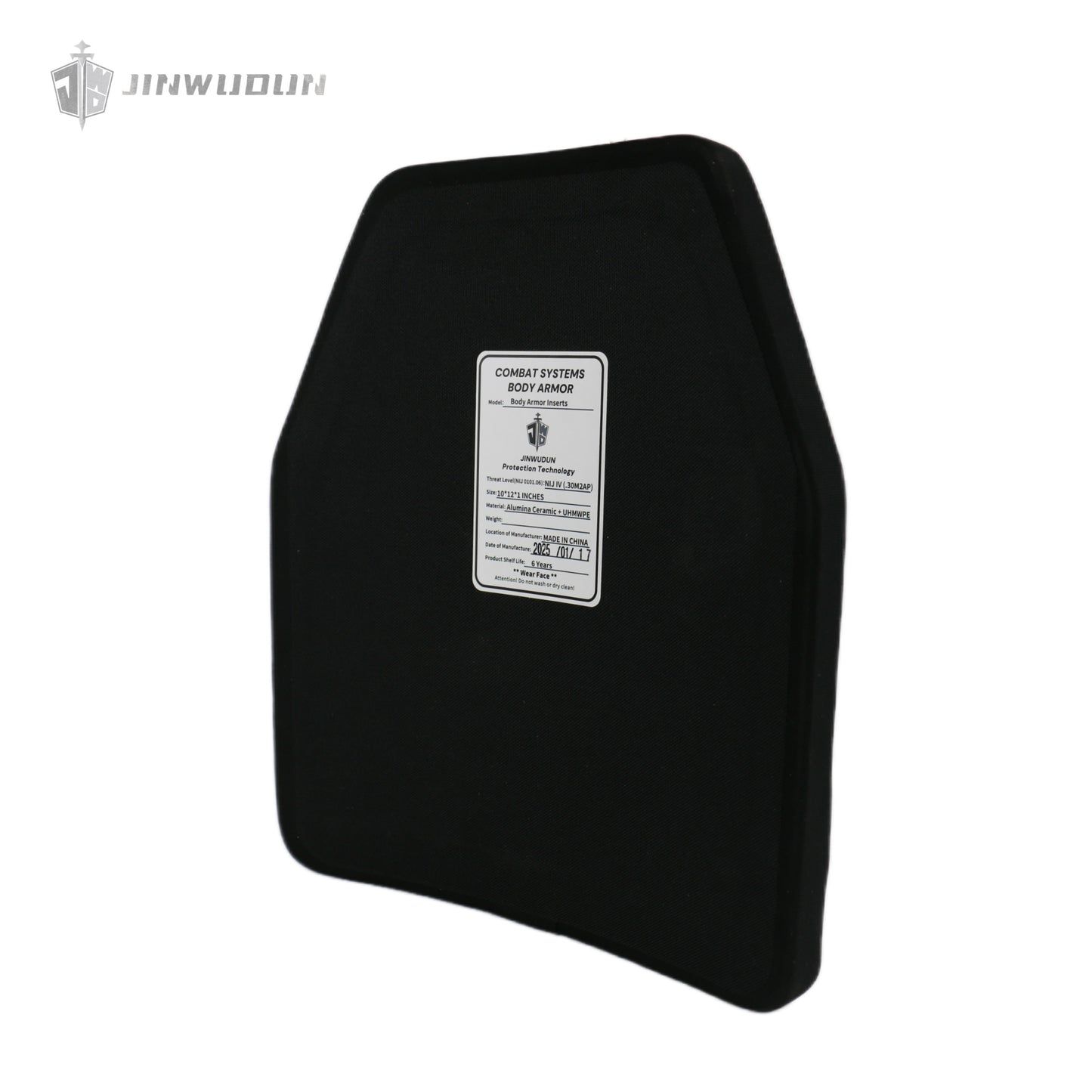 JWD-Bulletproof plate swimming cutting American standard IV/GA6 grade alumina ceramic + PE material